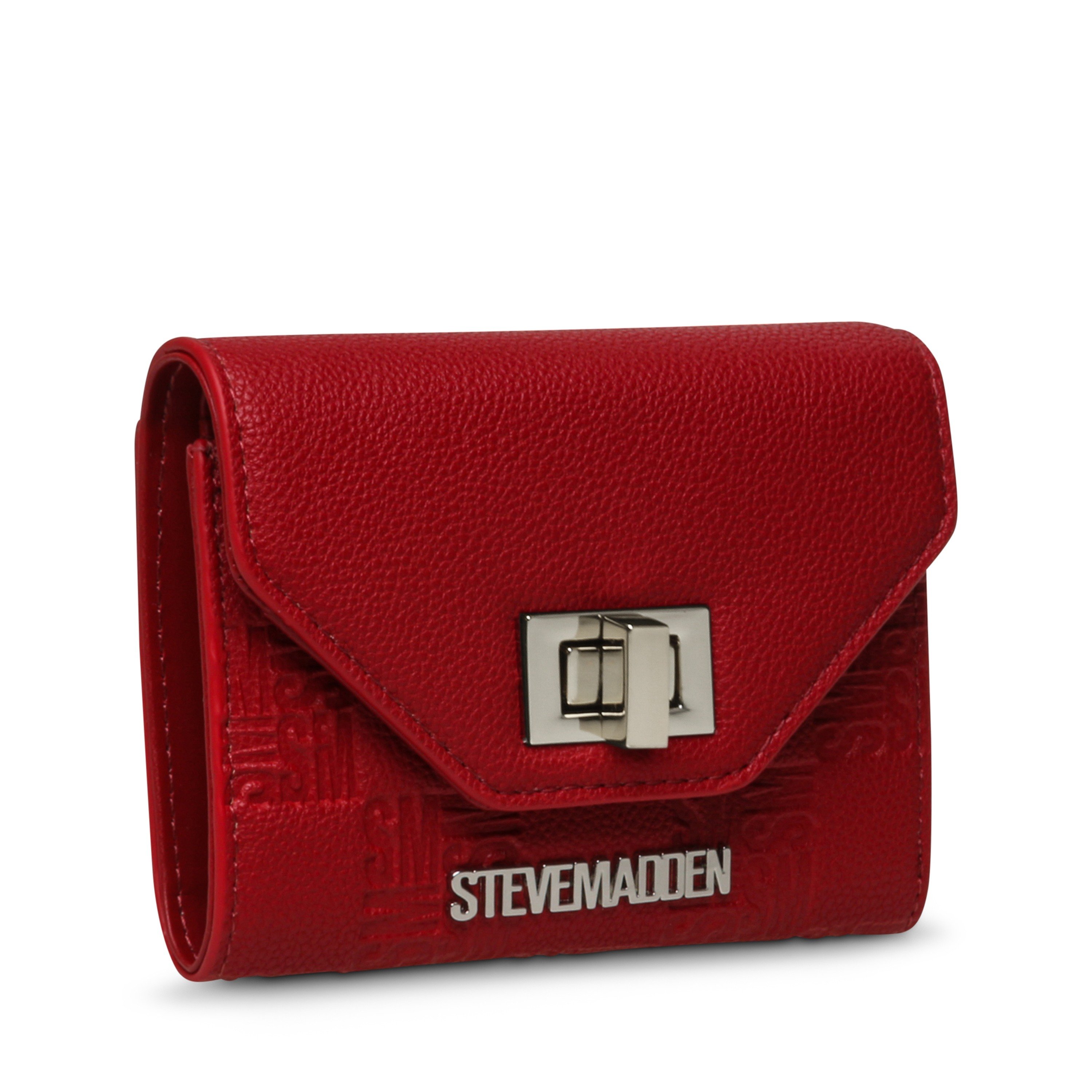 Btab-4 Red-Silver Clutches & Wallets