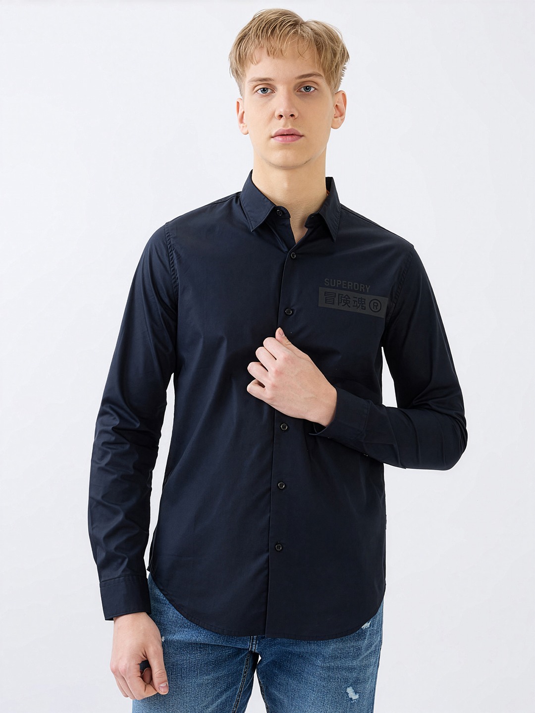 SUPERDRY TONAL PRINT SHIRT