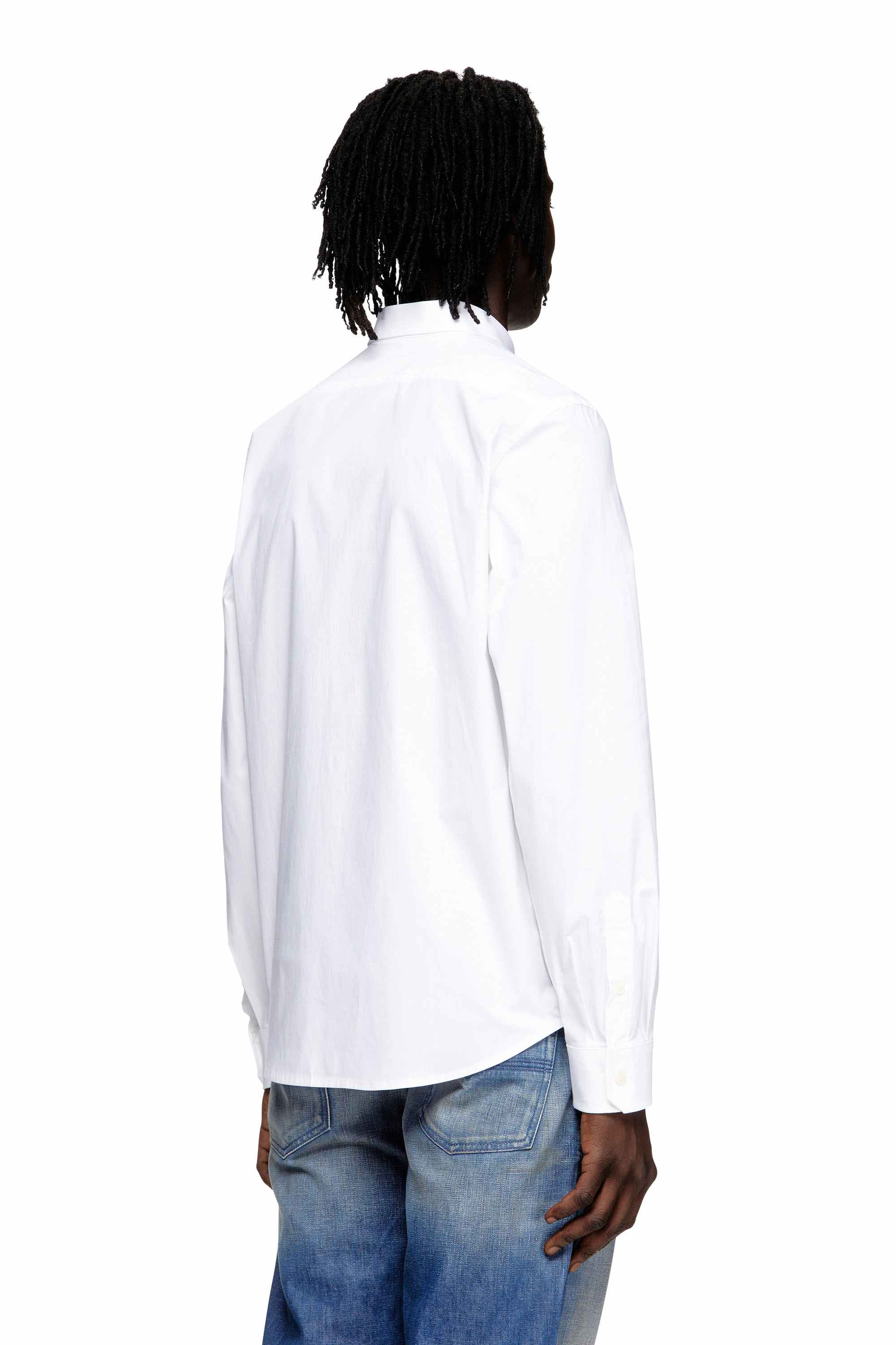 White Male IN-S-BILL-MICRODIV Shirts