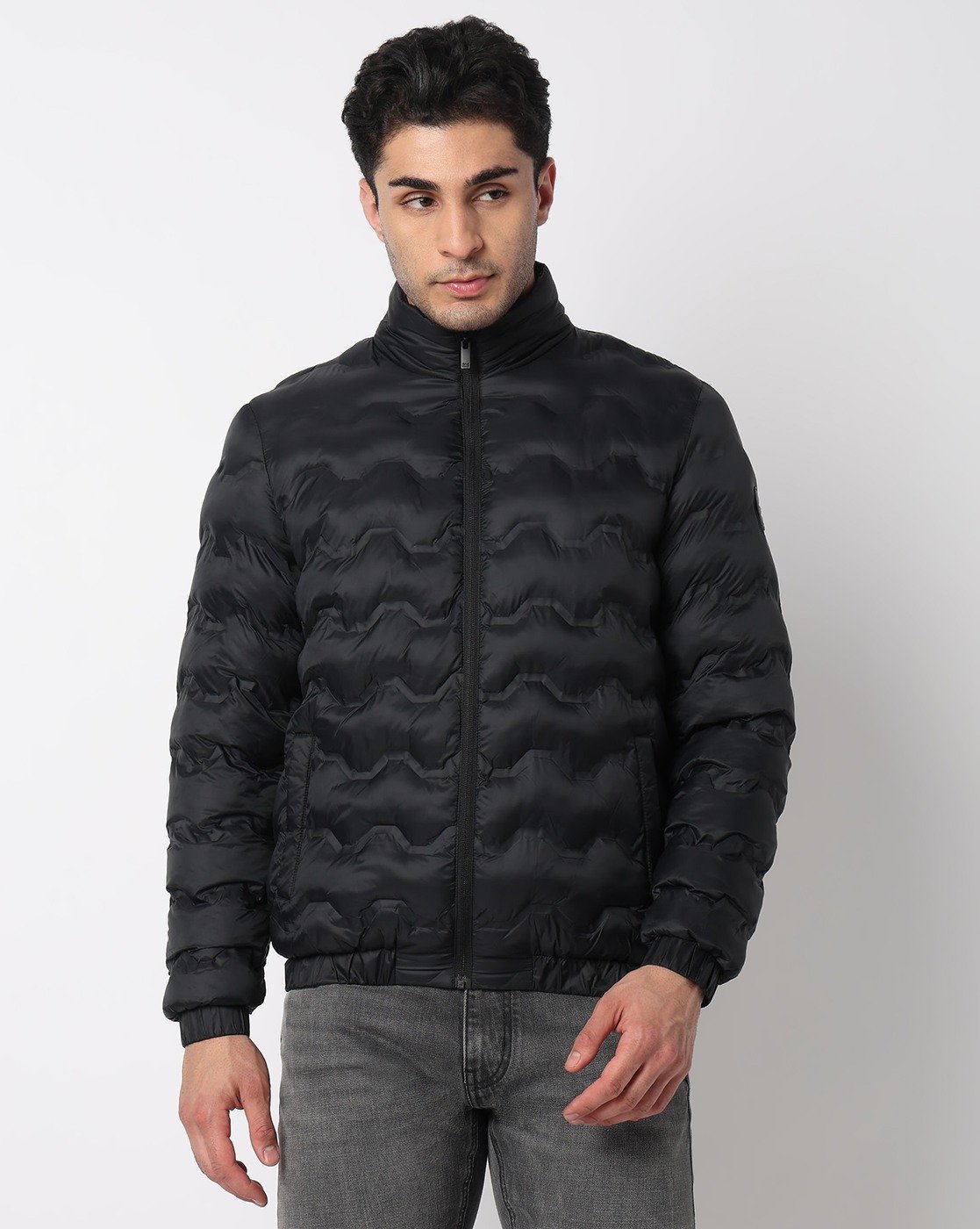 GAS | Regular Fit Padded Jacket with Signature Branding