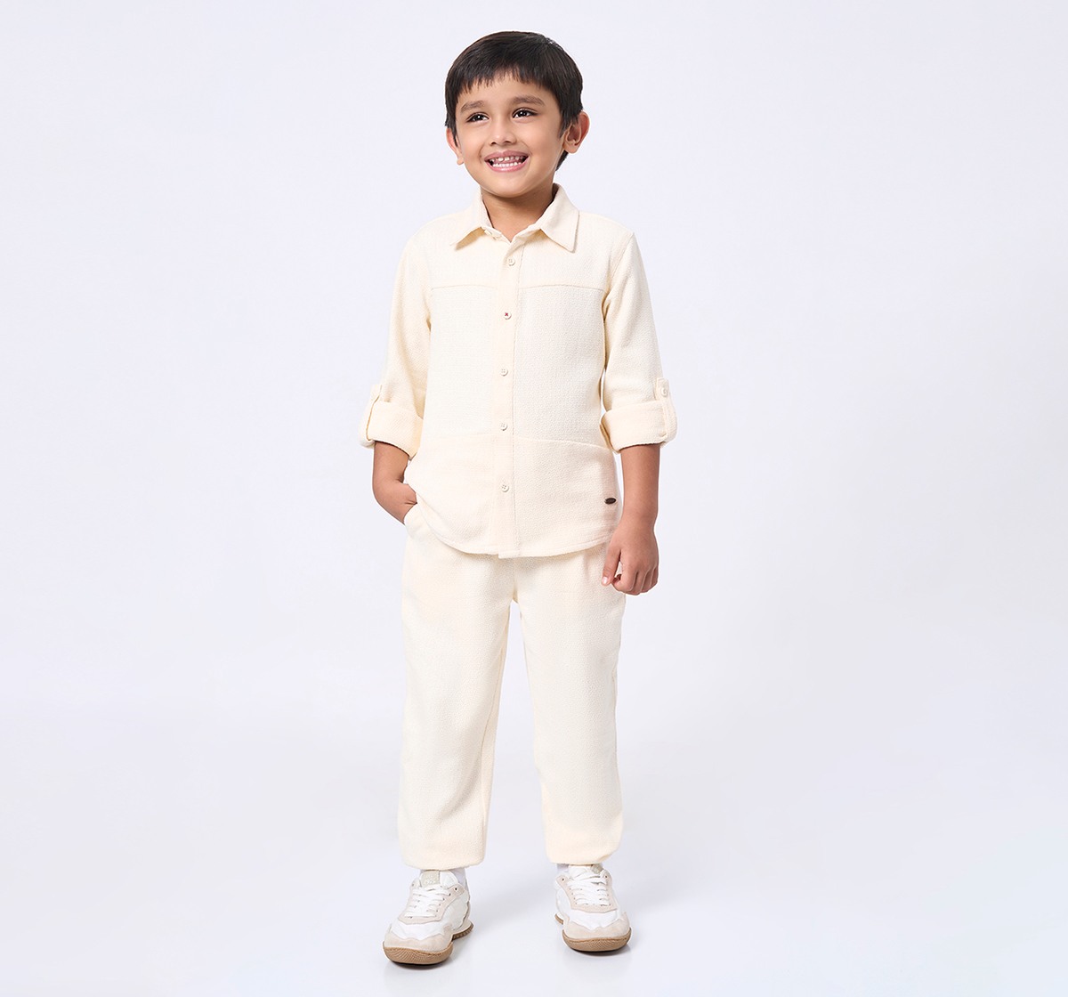 Ed-a-Mamma Kids Boys Set Beige