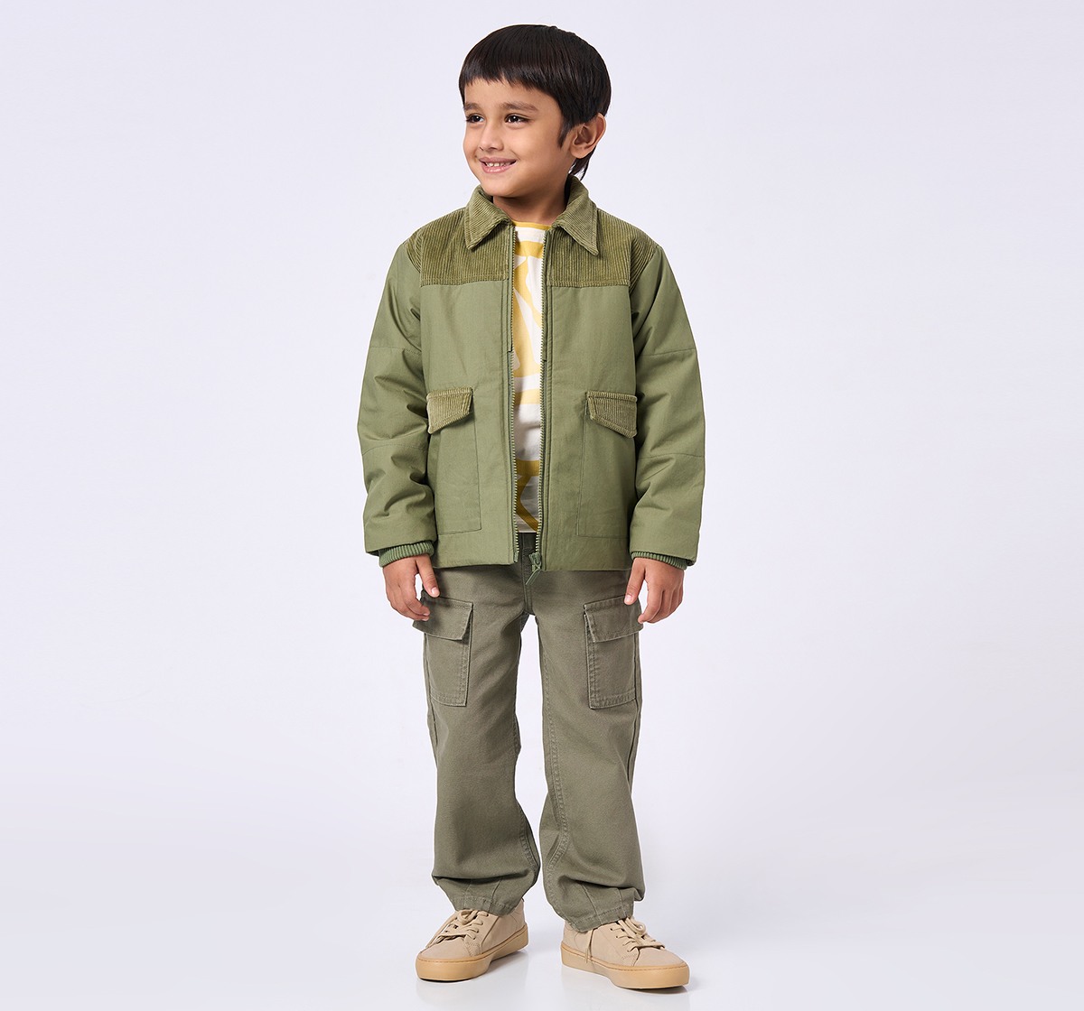 Ed-a-Mamma Kids Boys Heavy Winterwear Olive