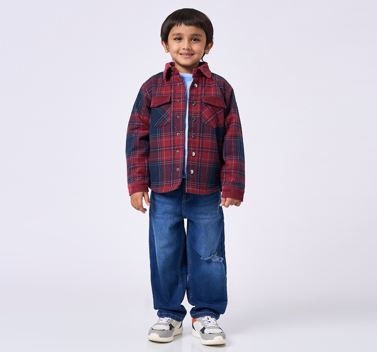 Ed-a-Mamma Kids Boys Heavy Winterwear Maroon
