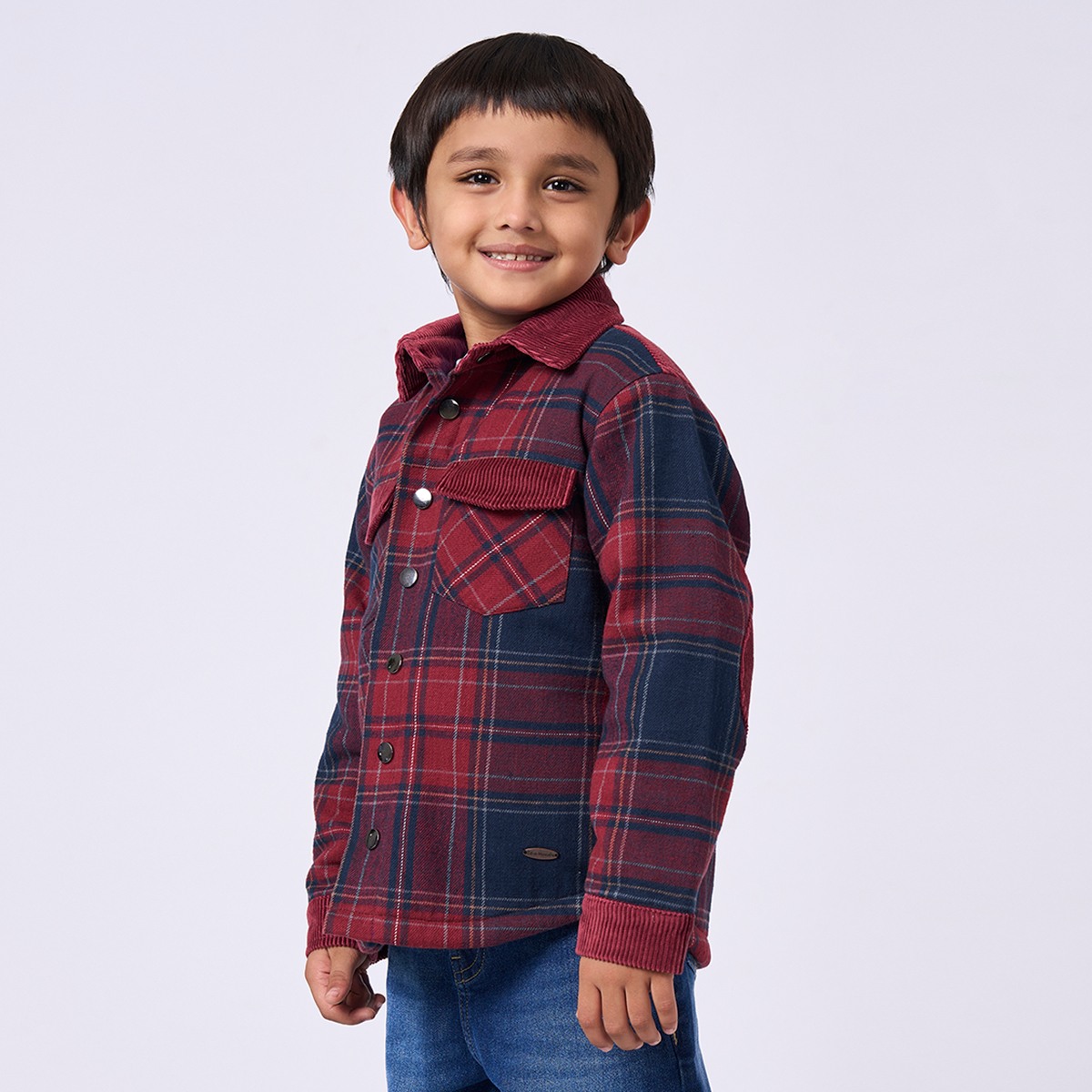 Ed-a-Mamma Kids Boys Heavy Winterwear Maroon