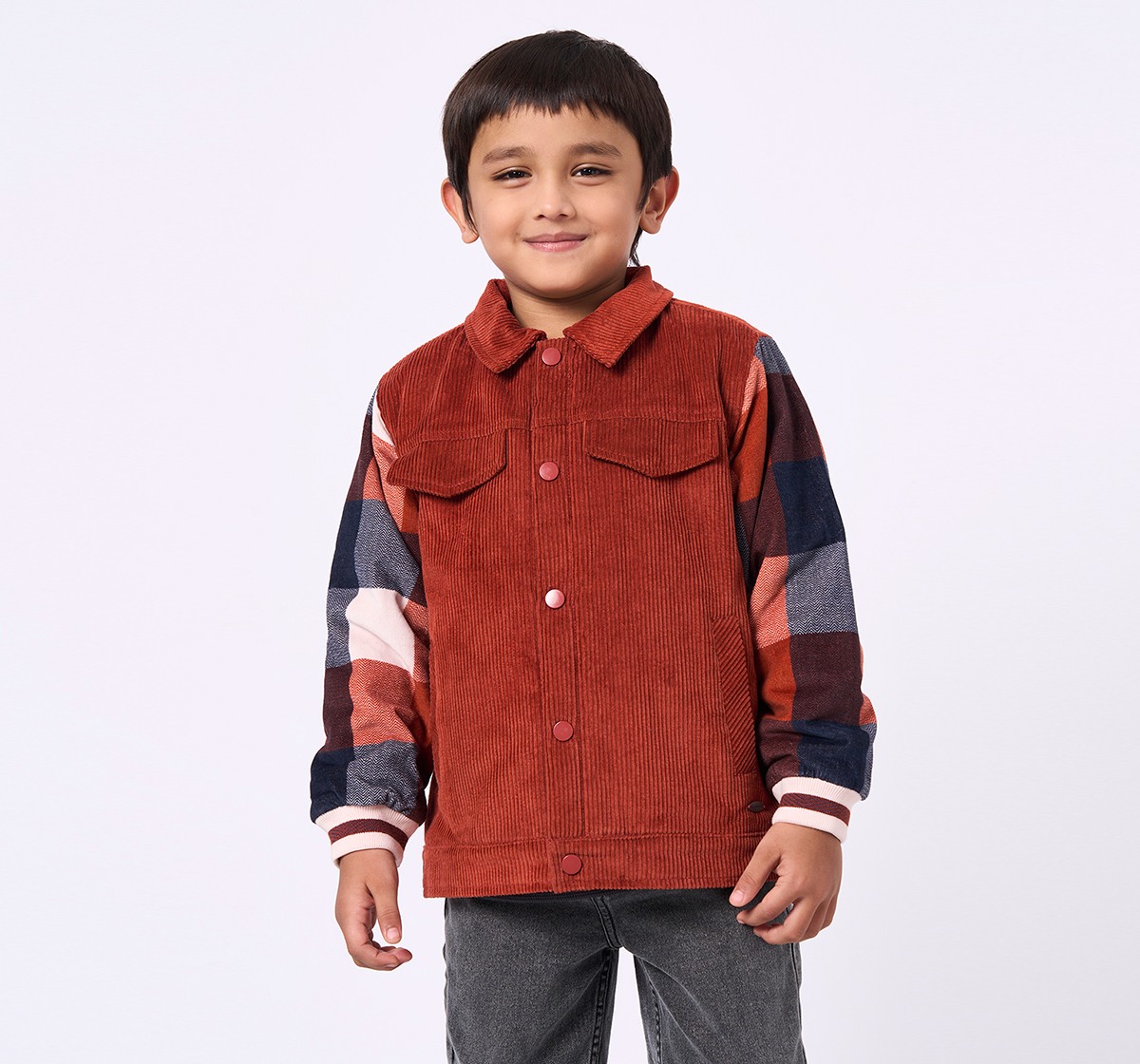 Ed-a-Mamma Kids Boys Heavy Winterwear Rust