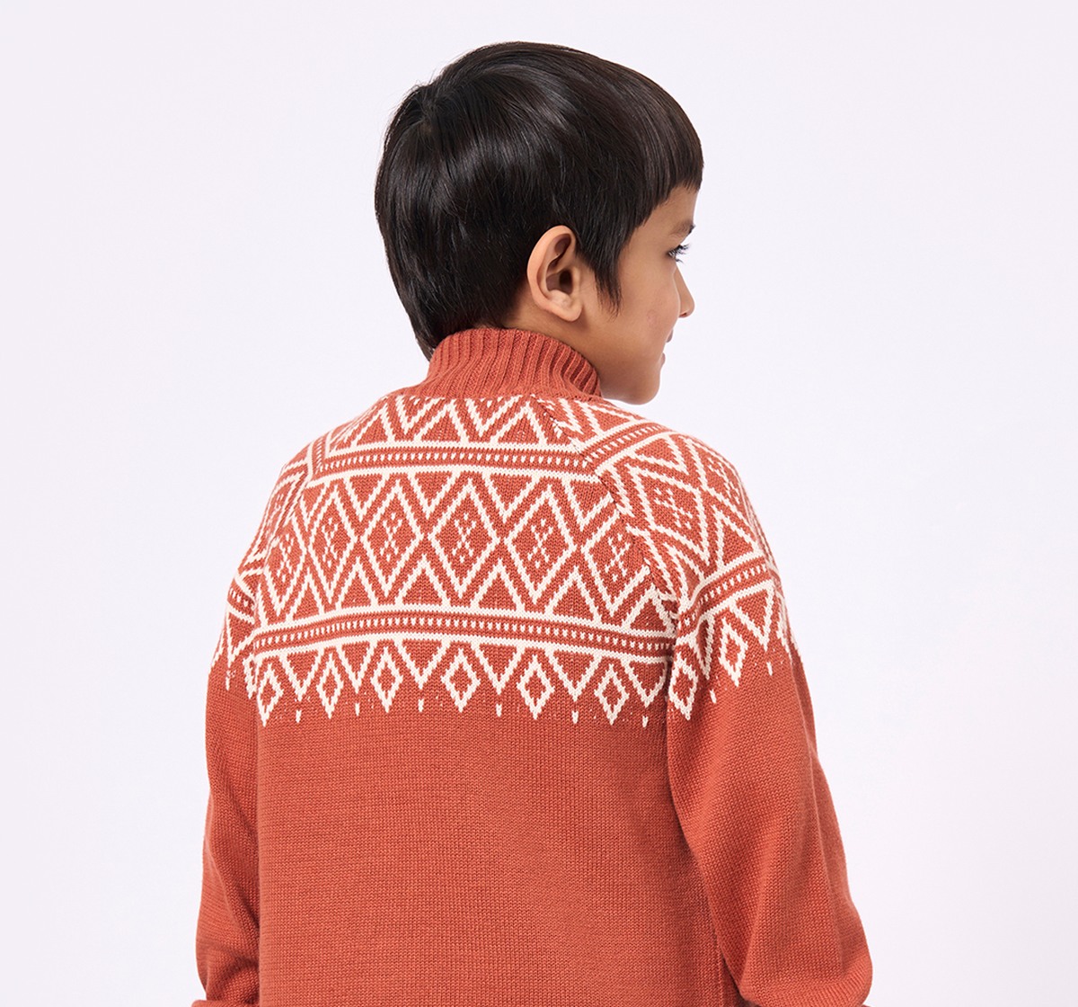 Ed-a-Mamma Kids Boys Heavy Winterwear Rust