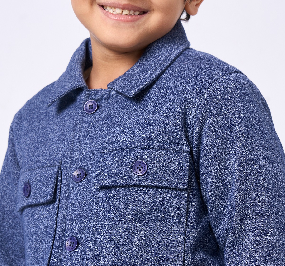 Ed-a-Mamma Kids Boys Heavy Winterwear Blue