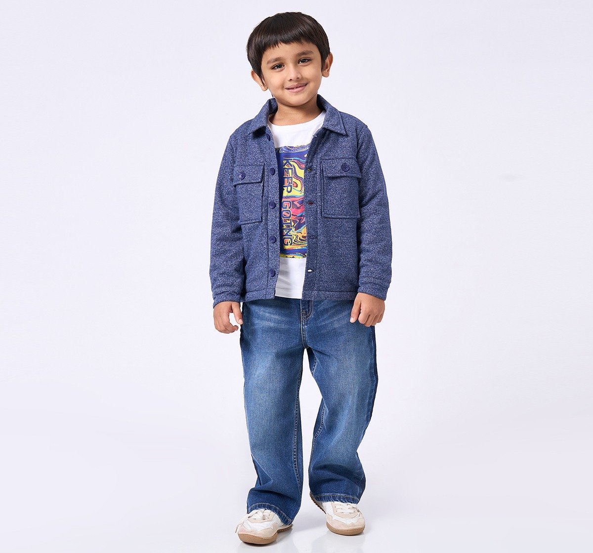 Ed-a-Mamma Kids Boys Heavy Winterwear Blue