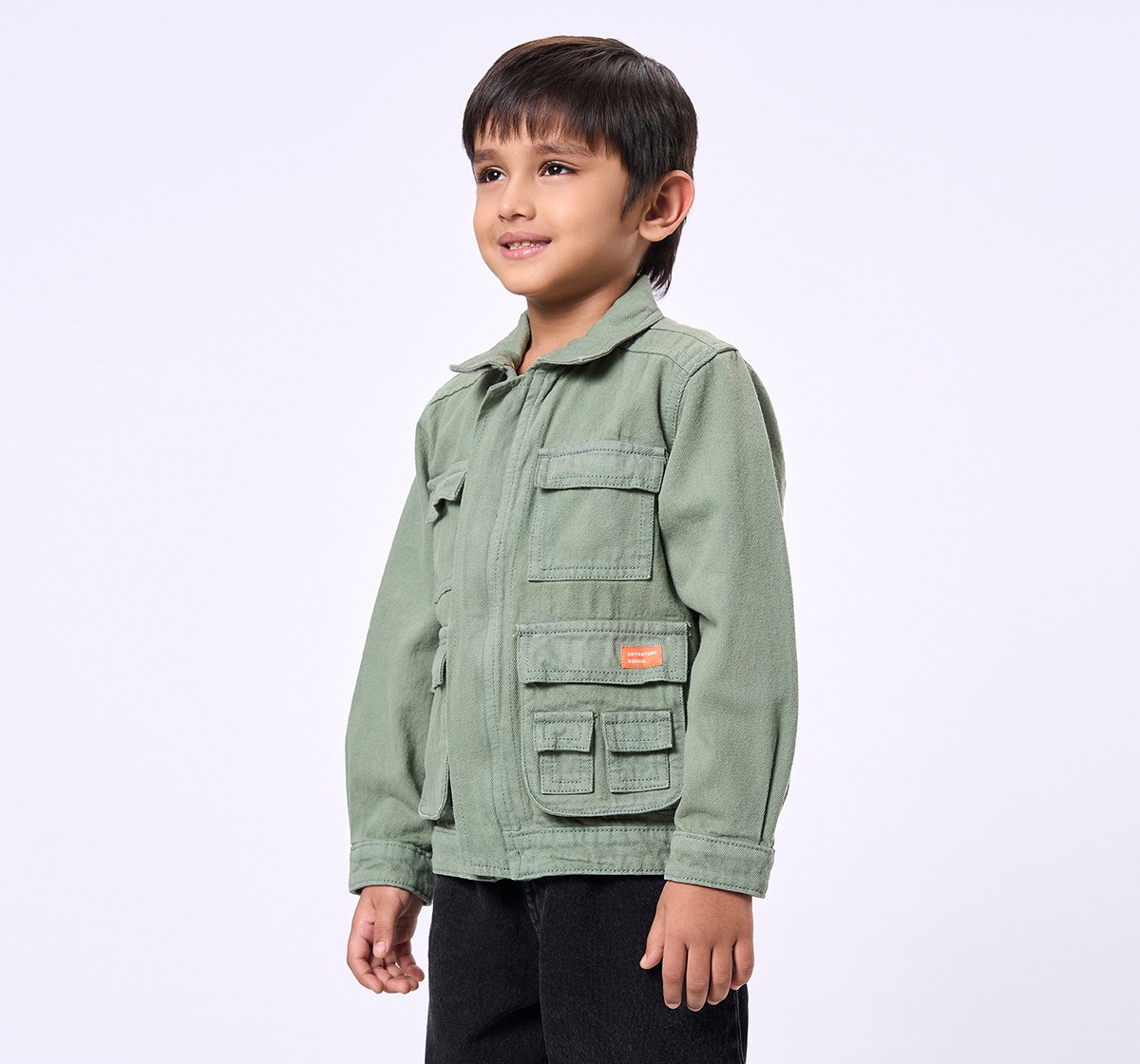 Ed-a-Mamma Kids Boys Jacket Olive