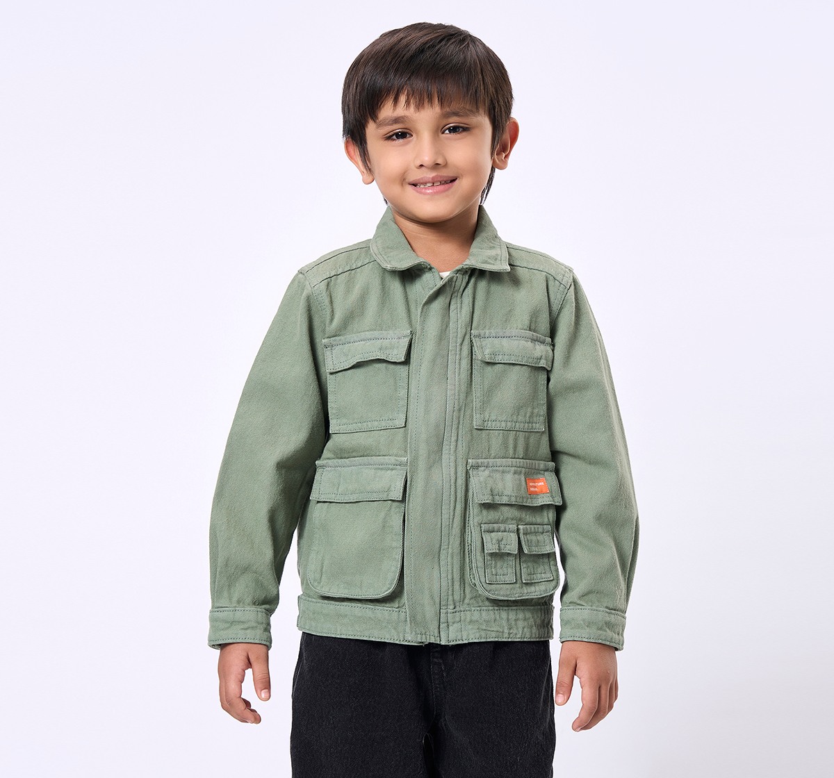 Ed-a-Mamma Kids Boys Jacket Olive