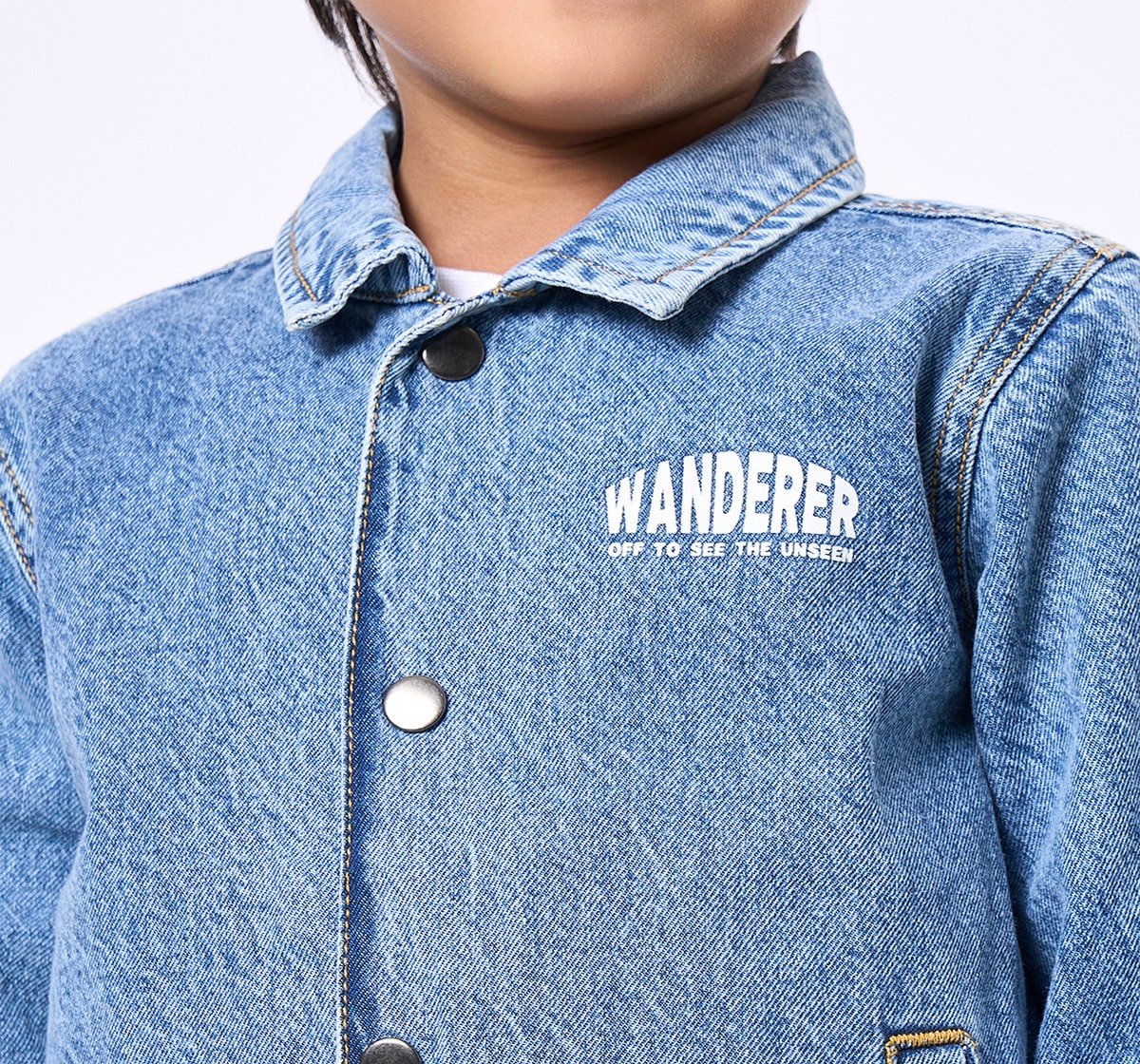 Ed-a-Mamma Kids Boys Jacket Blue