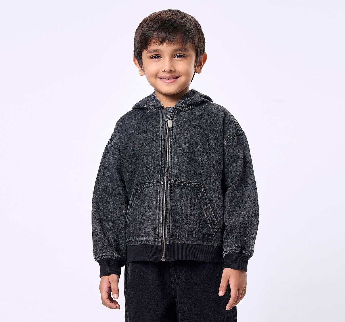 Ed-a-Mamma Kids Boys Jacket Black