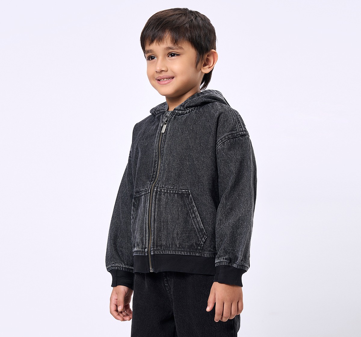 Ed-a-Mamma Kids Boys Jacket Black