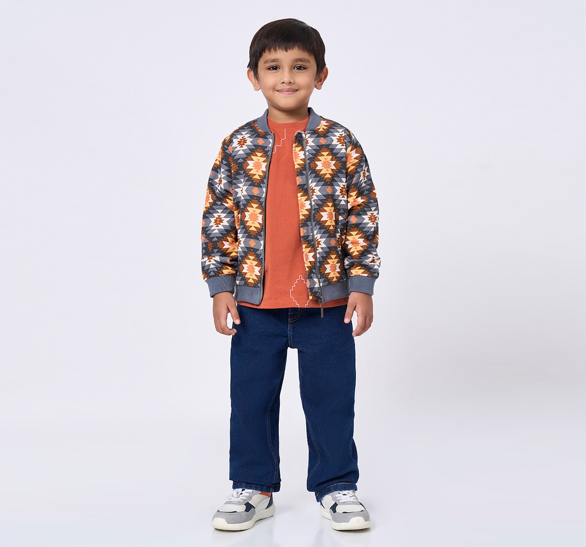 Ed-a-Mamma Kids Boys Jacket Multicolor