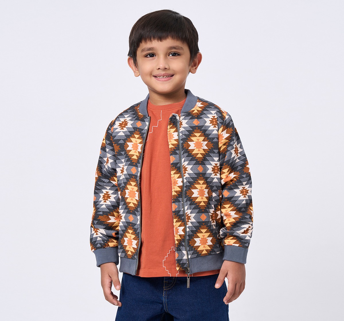 Ed-a-Mamma Kids Boys Jacket Multicolor