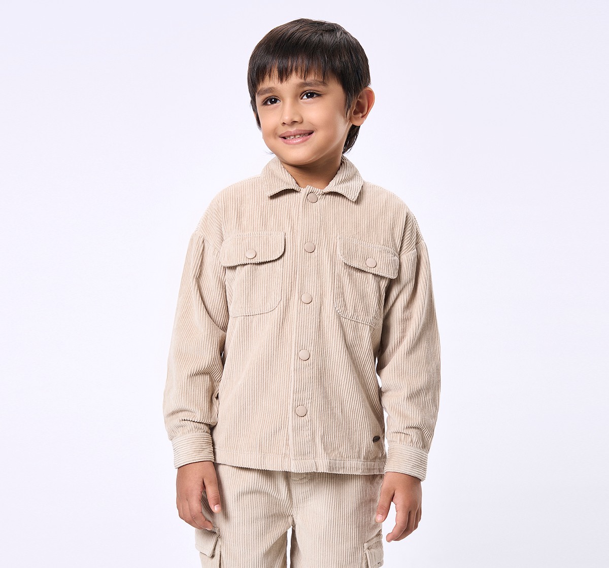 Ed-a-Mamma Kids Boys Jacket Beige