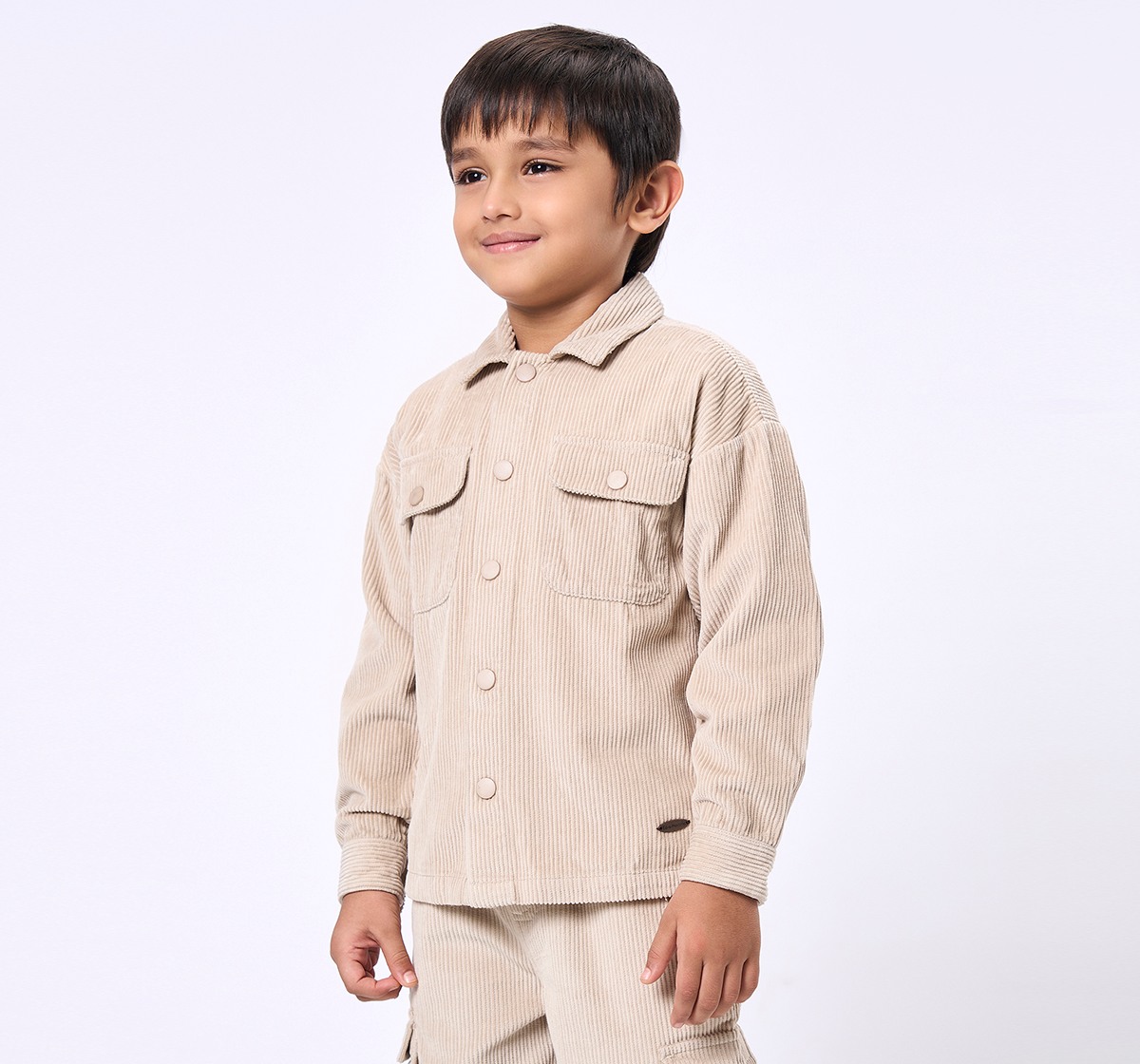 Ed-a-Mamma Kids Boys Jacket Beige