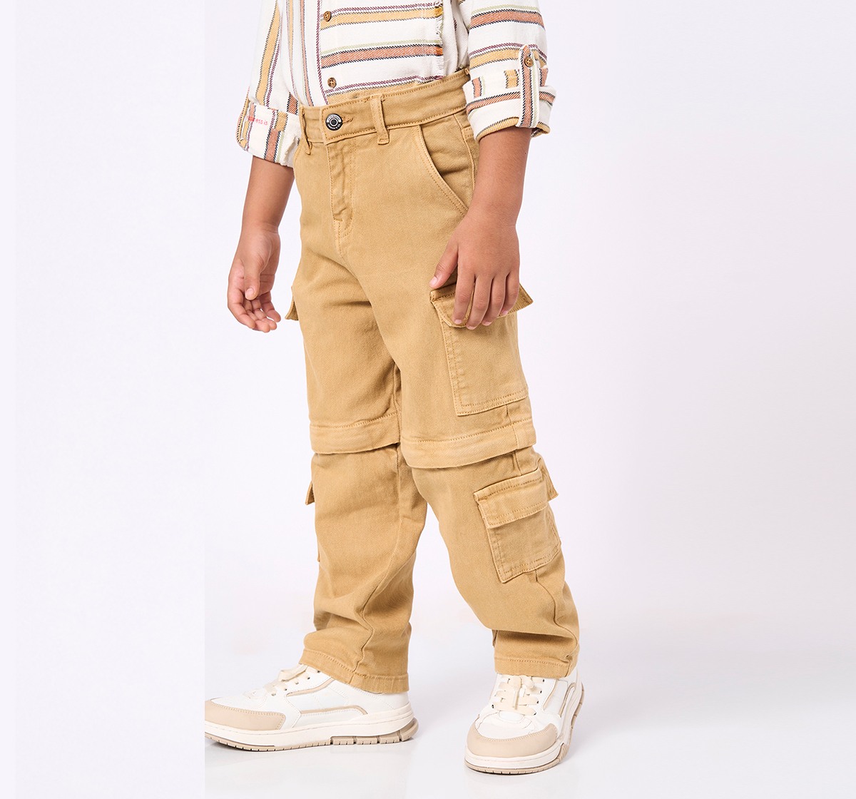 Ed-a-Mamma Kids Boys Jeans Brown