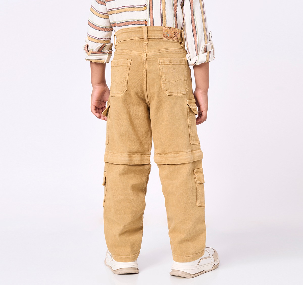 Ed-a-Mamma Kids Boys Jeans Brown