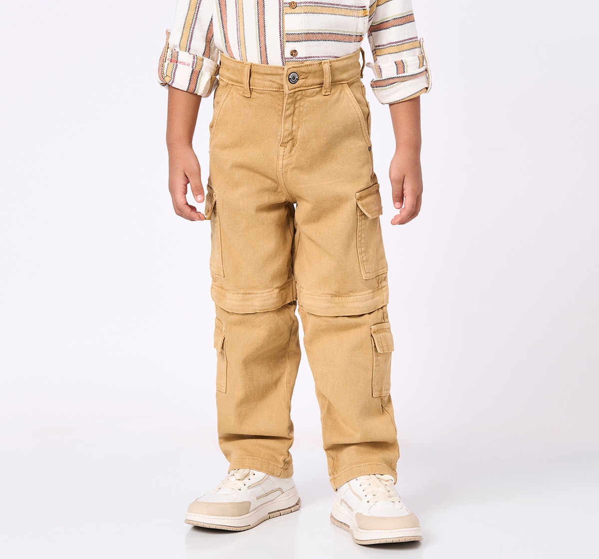 Ed-a-Mamma Kids Boys Jeans Brown