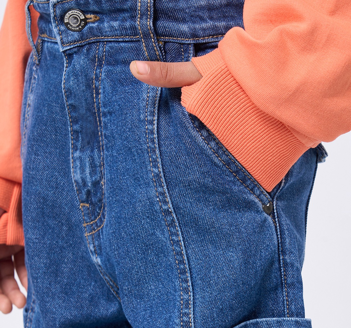 Ed-a-Mamma Kids Boys Jeans Blue