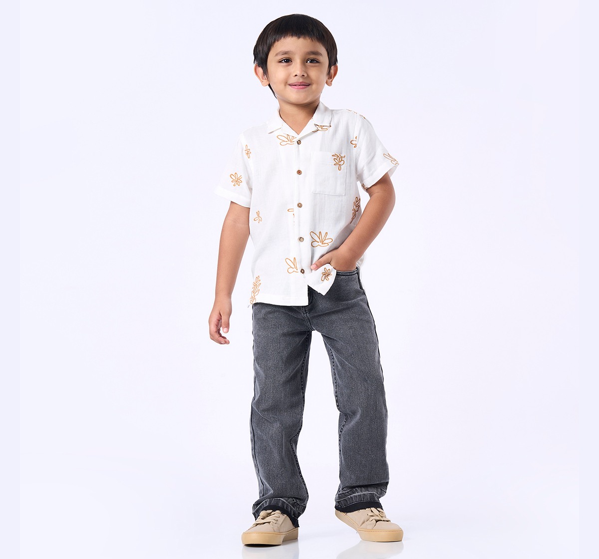 Ed-a-Mamma Kids Boys Jeans Black