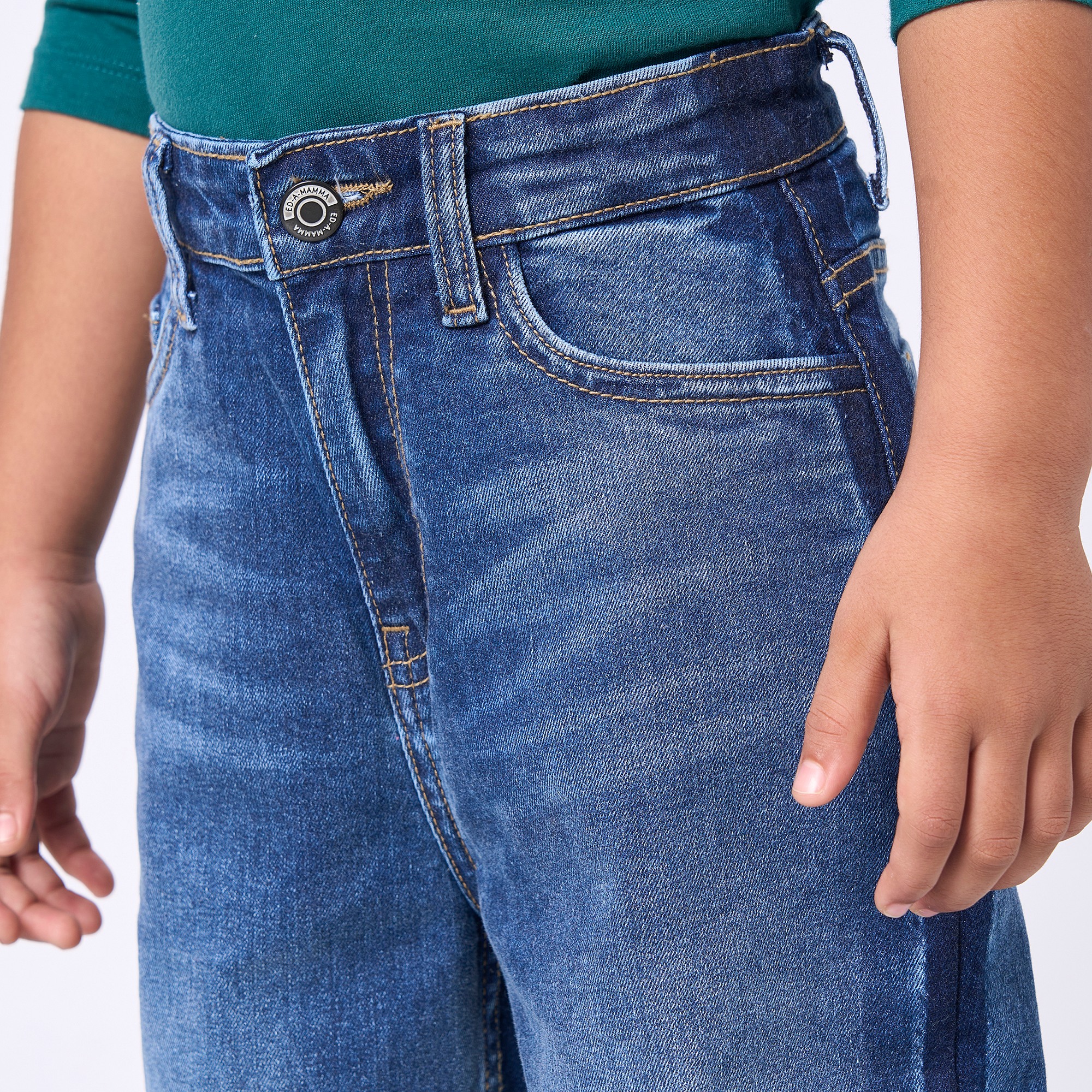 Ed-a-Mamma Kids Boys Jeans Dark Blue