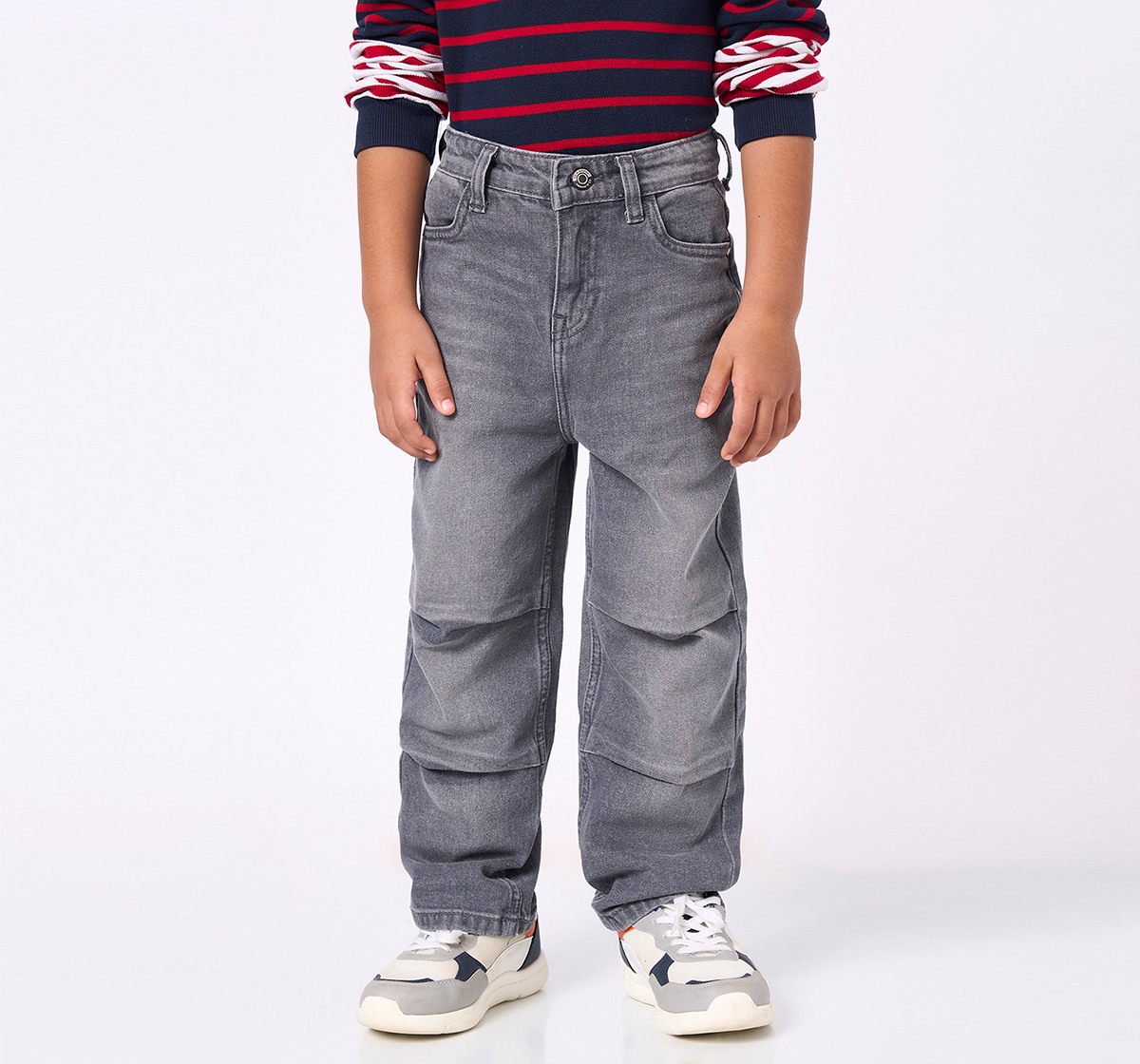 Ed-a-Mamma Kids Boys Jeans GREY