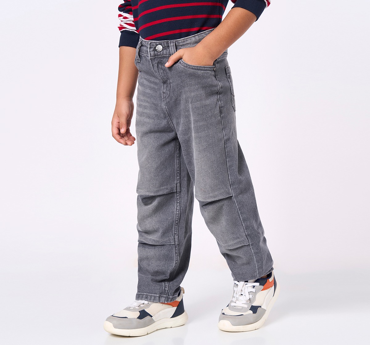 Ed-a-Mamma Kids Boys Jeans GREY