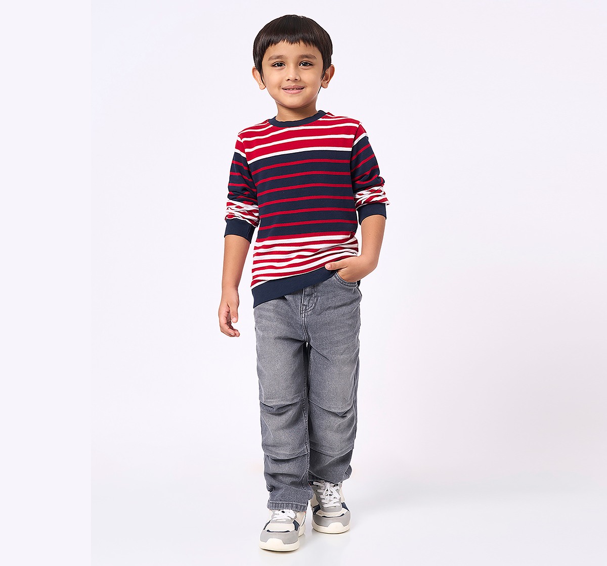 Ed-a-Mamma Kids Boys Jeans GREY