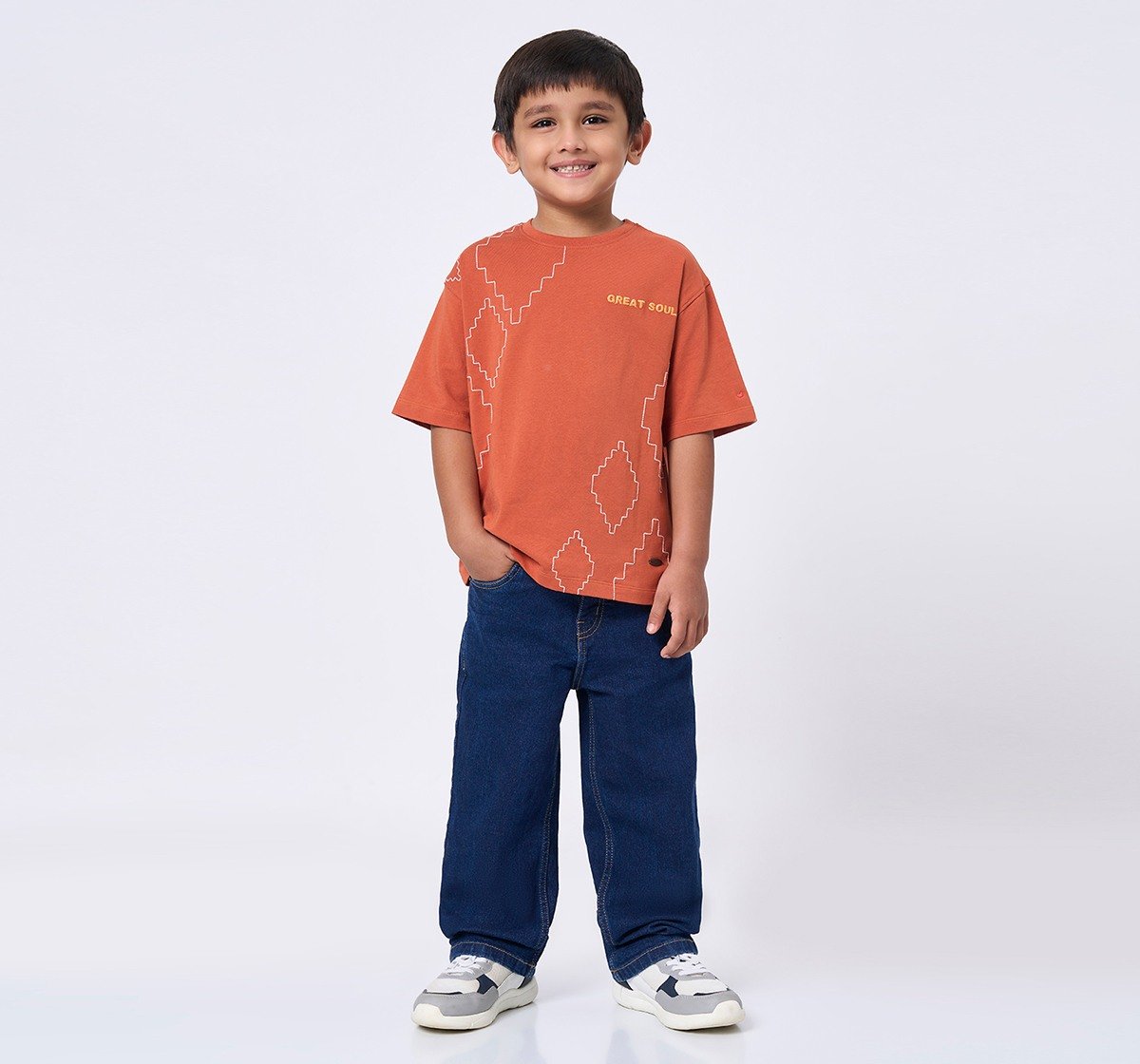Ed-a-Mamma Kids Boys Jeans Dark Blue