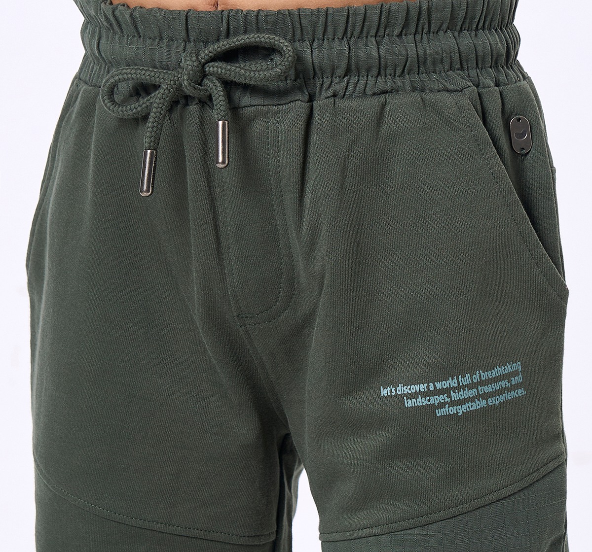 Ed-a-Mamma Kids Boys Joggers Green