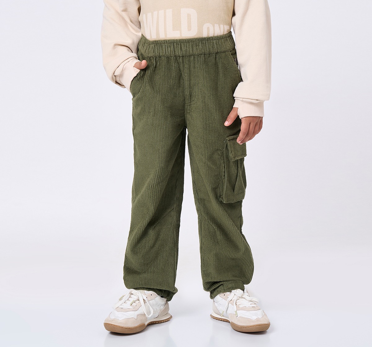 Ed-a-Mamma Kids Boys Joggers Green