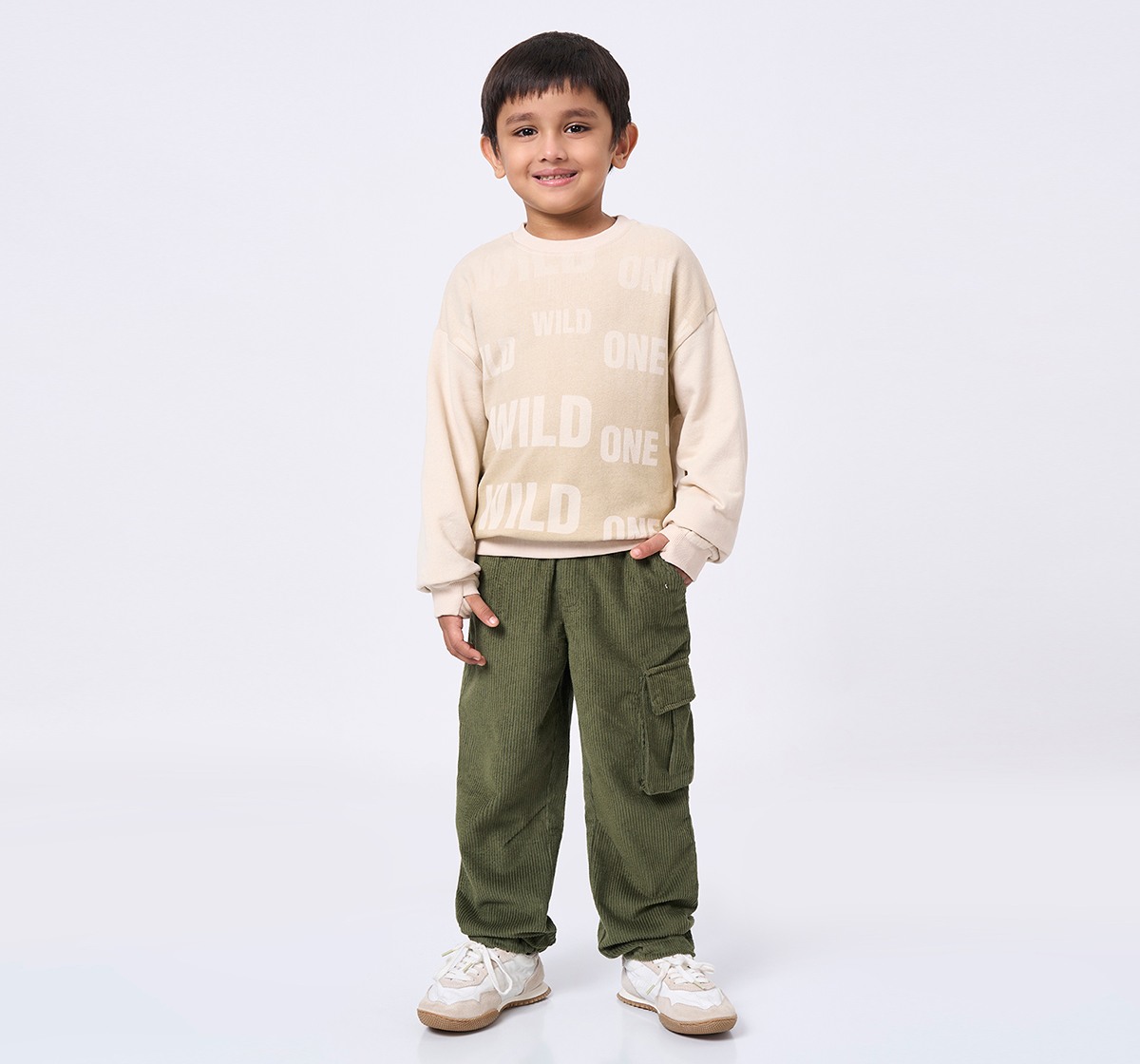 Ed-a-Mamma Kids Boys Joggers Green