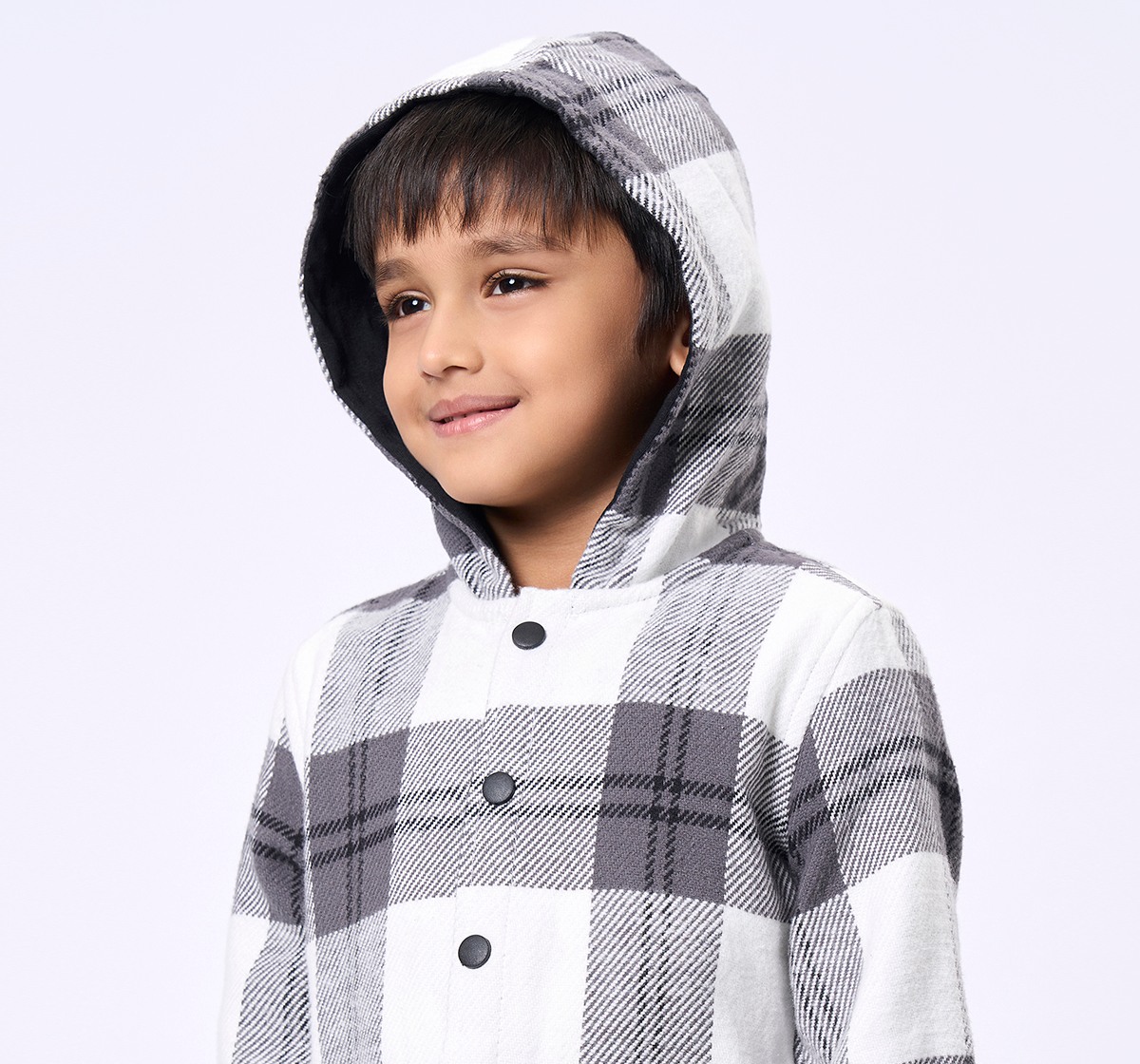 Ed-a-Mamma Kids Boys Shirt Black & White