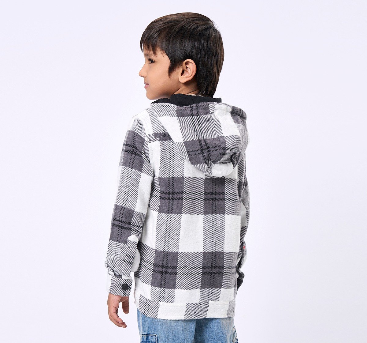 Ed-a-Mamma Kids Boys Shirt Black & White