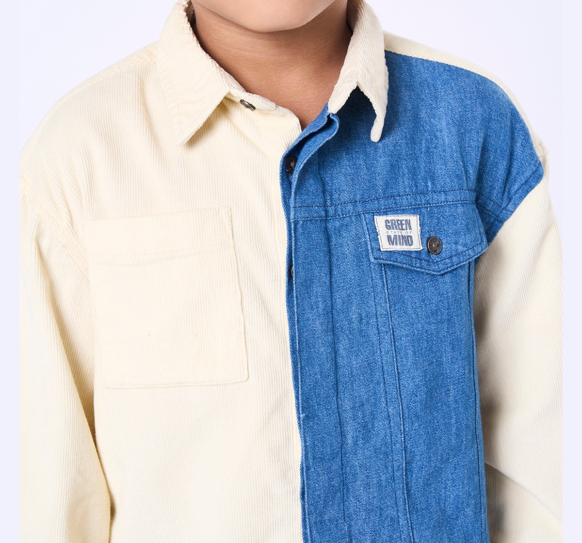 Ed-a-Mamma Kids Boys Shirt Blue