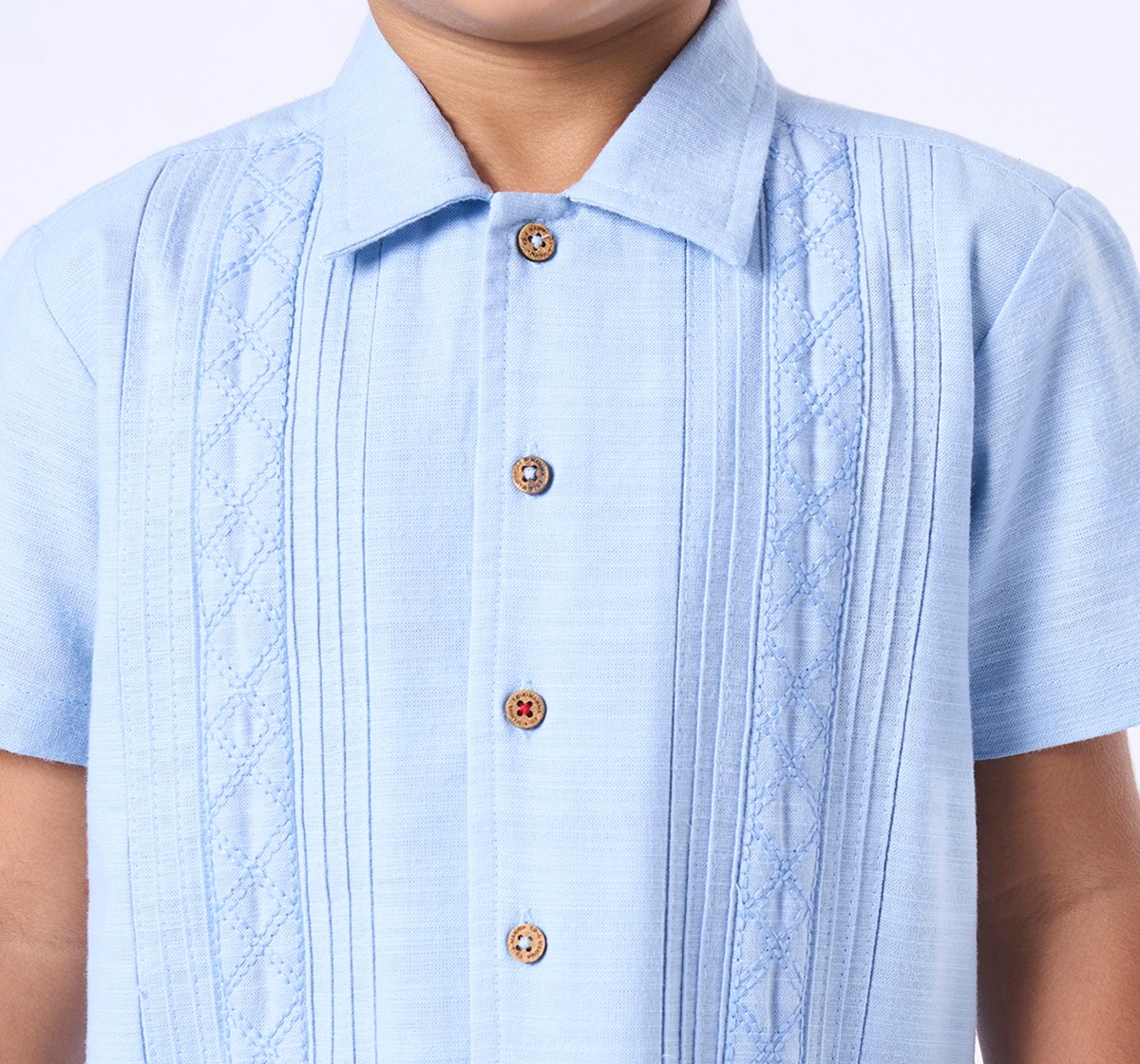 Ed-a-Mamma Kids Boys Shirt Sky Blue