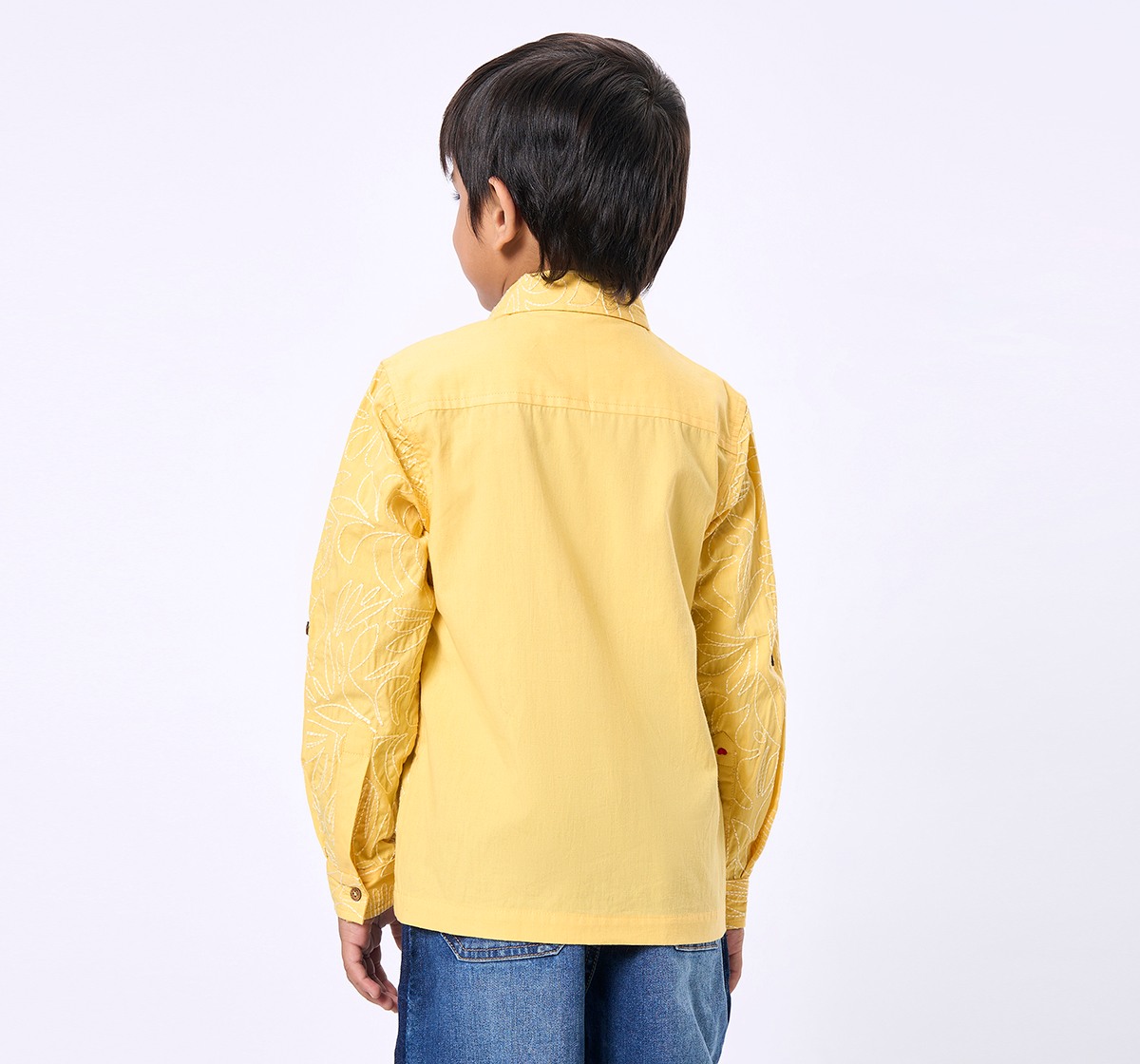 Ed-a-Mamma Kids Boys Shirt Yellow