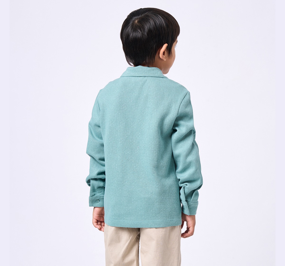 Ed-a-Mamma Kids Boys Shirt Green