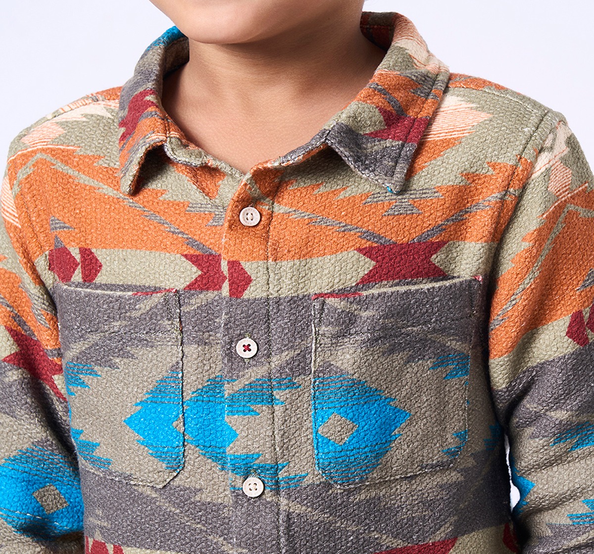 Ed-a-Mamma Kids Boys Shirt Multicolor