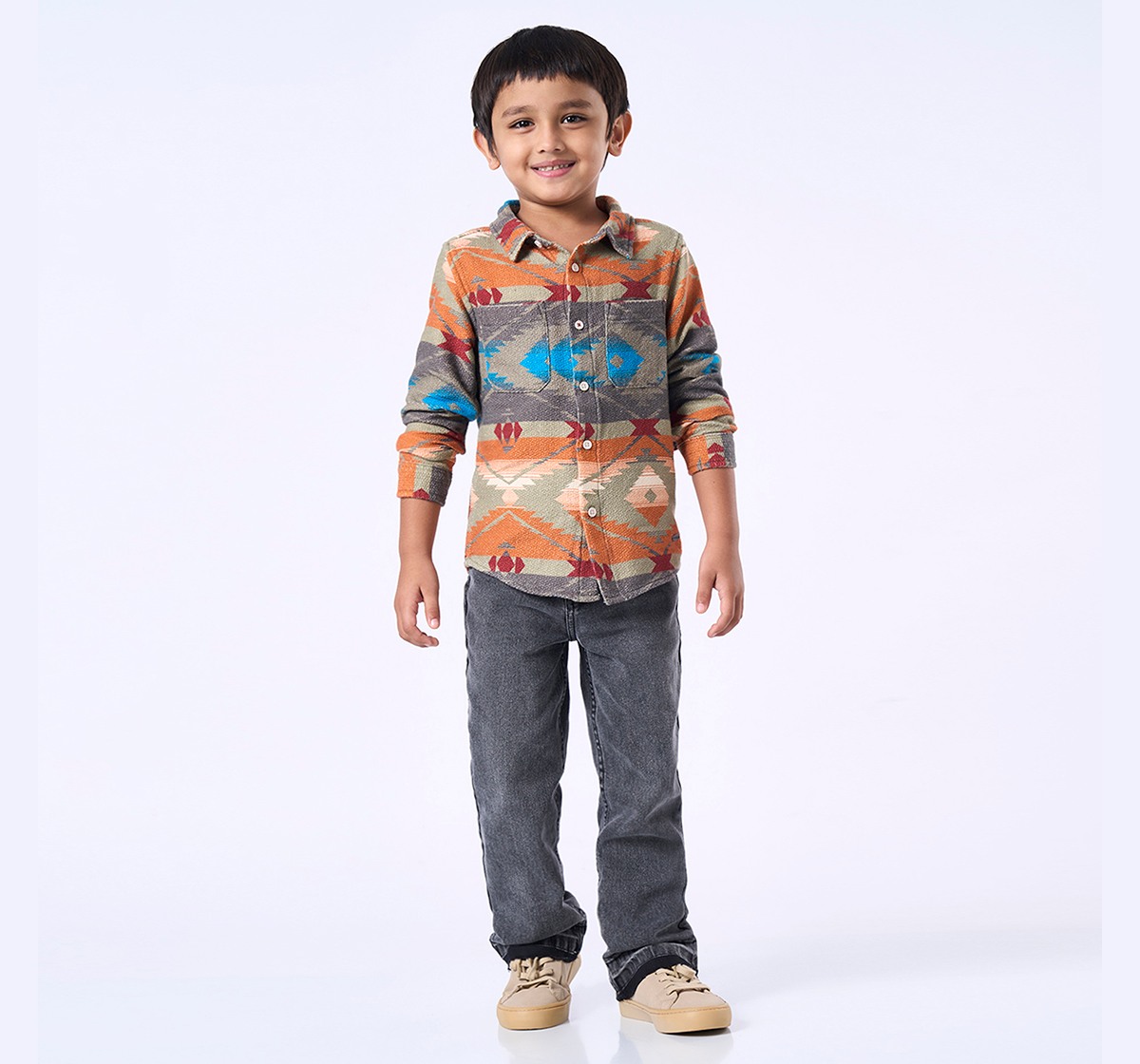Ed-a-Mamma Kids Boys Shirt Multicolor