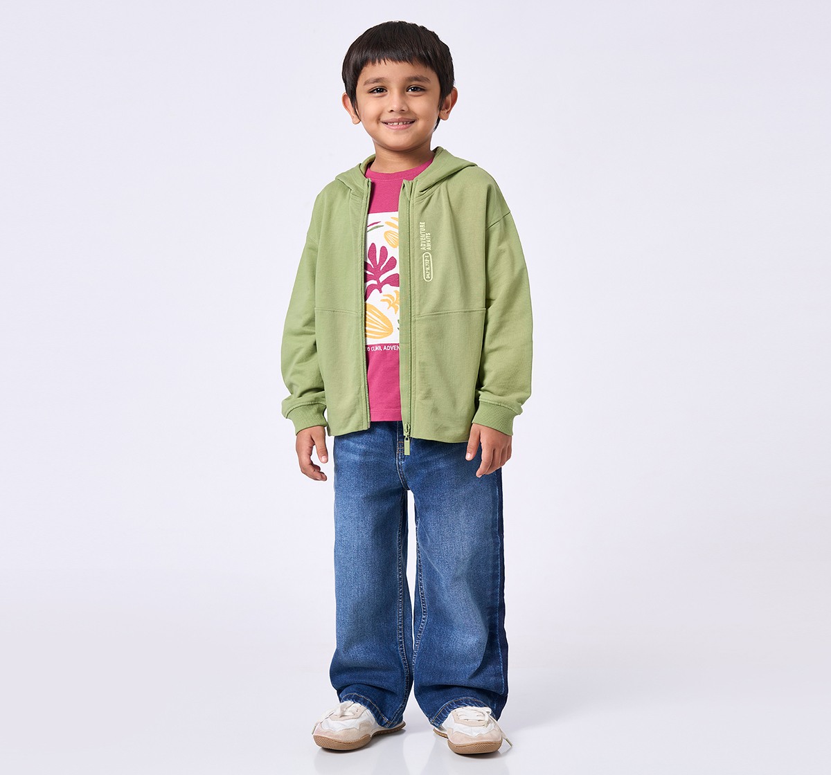 Ed-a-Mamma Kids Boys Jacket Olive