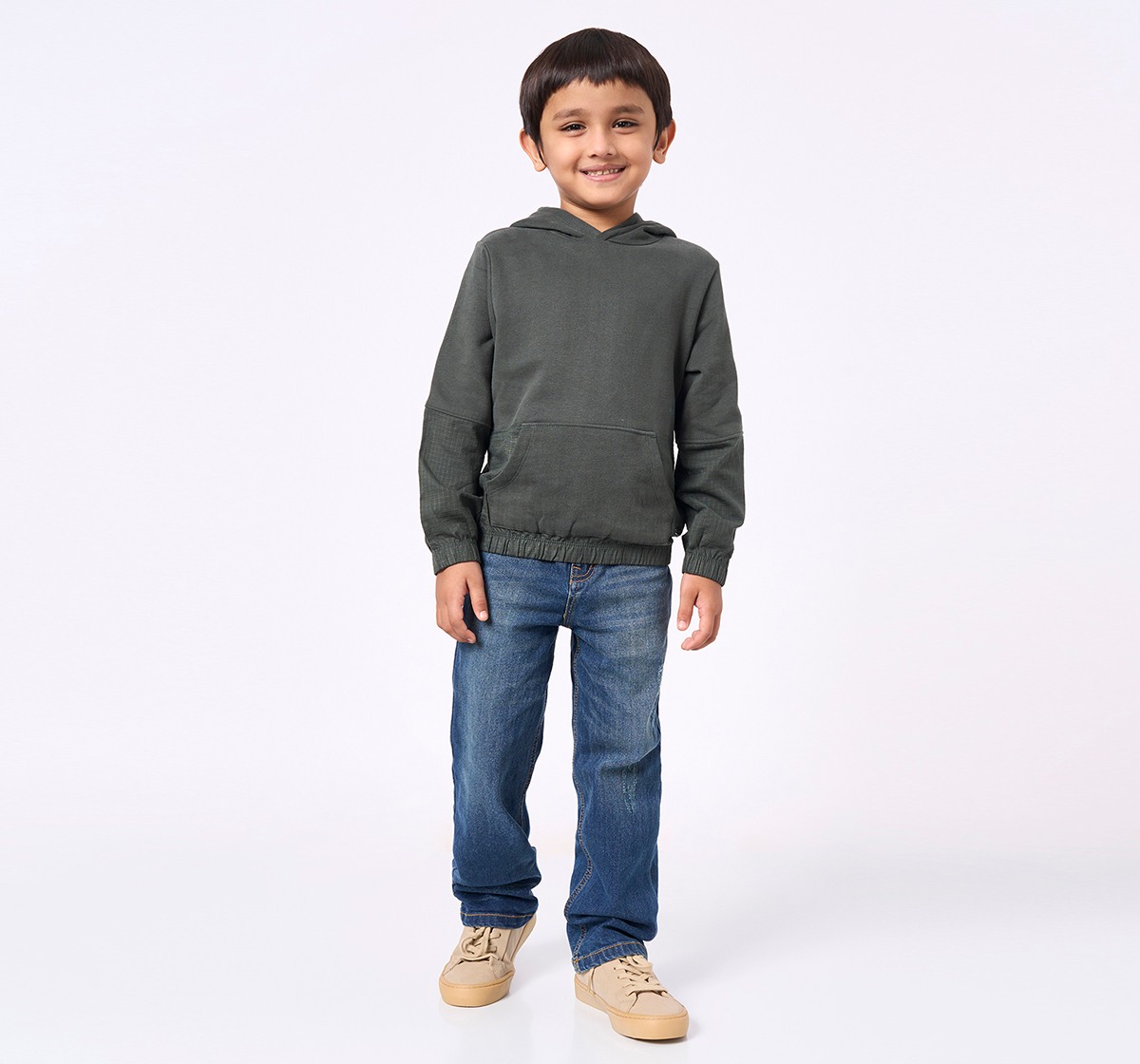 Ed-a-Mamma Kids Boys Sweatshirt Green