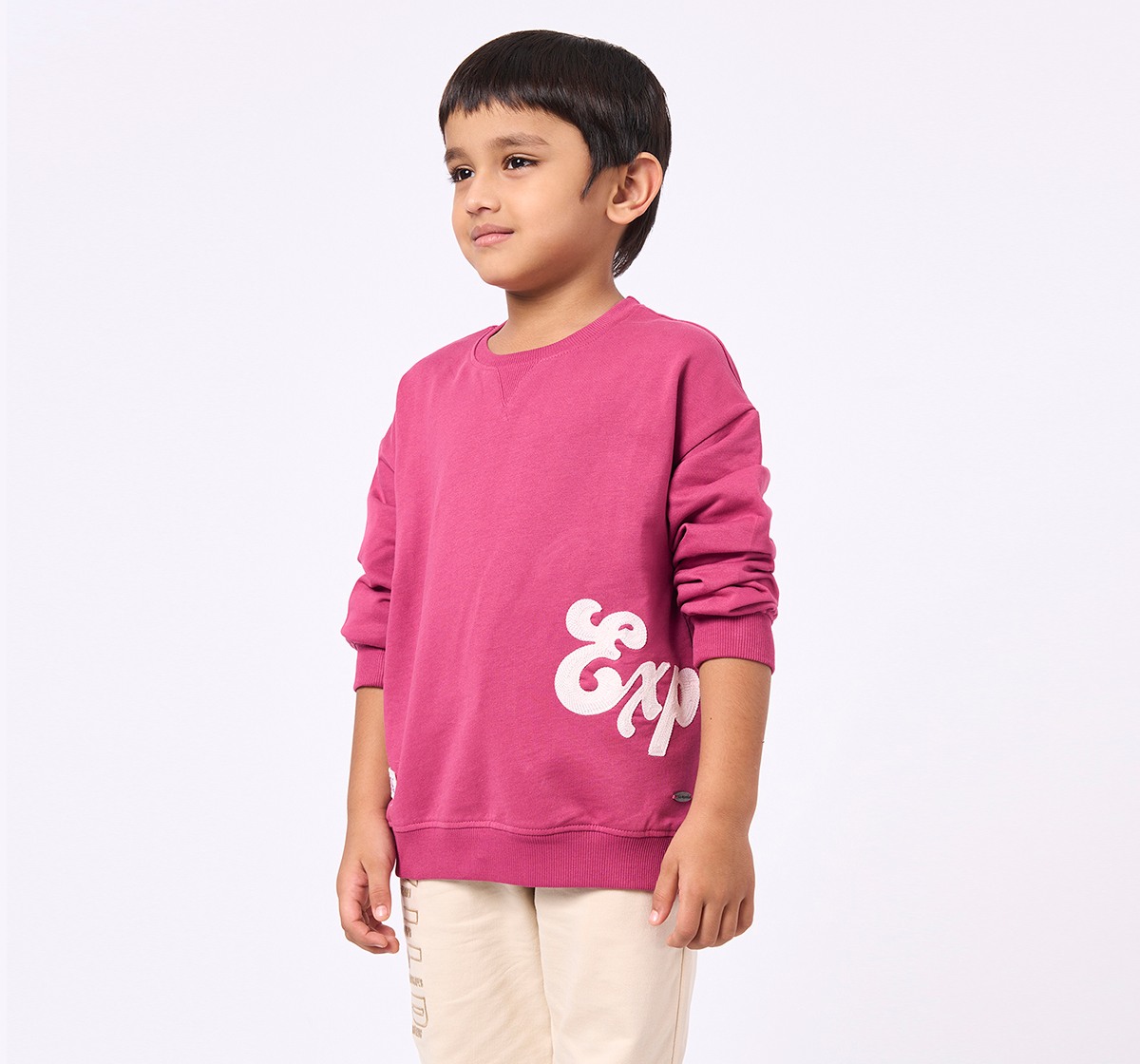 Ed-a-Mamma Kids Boys Sweatshirt Magenta