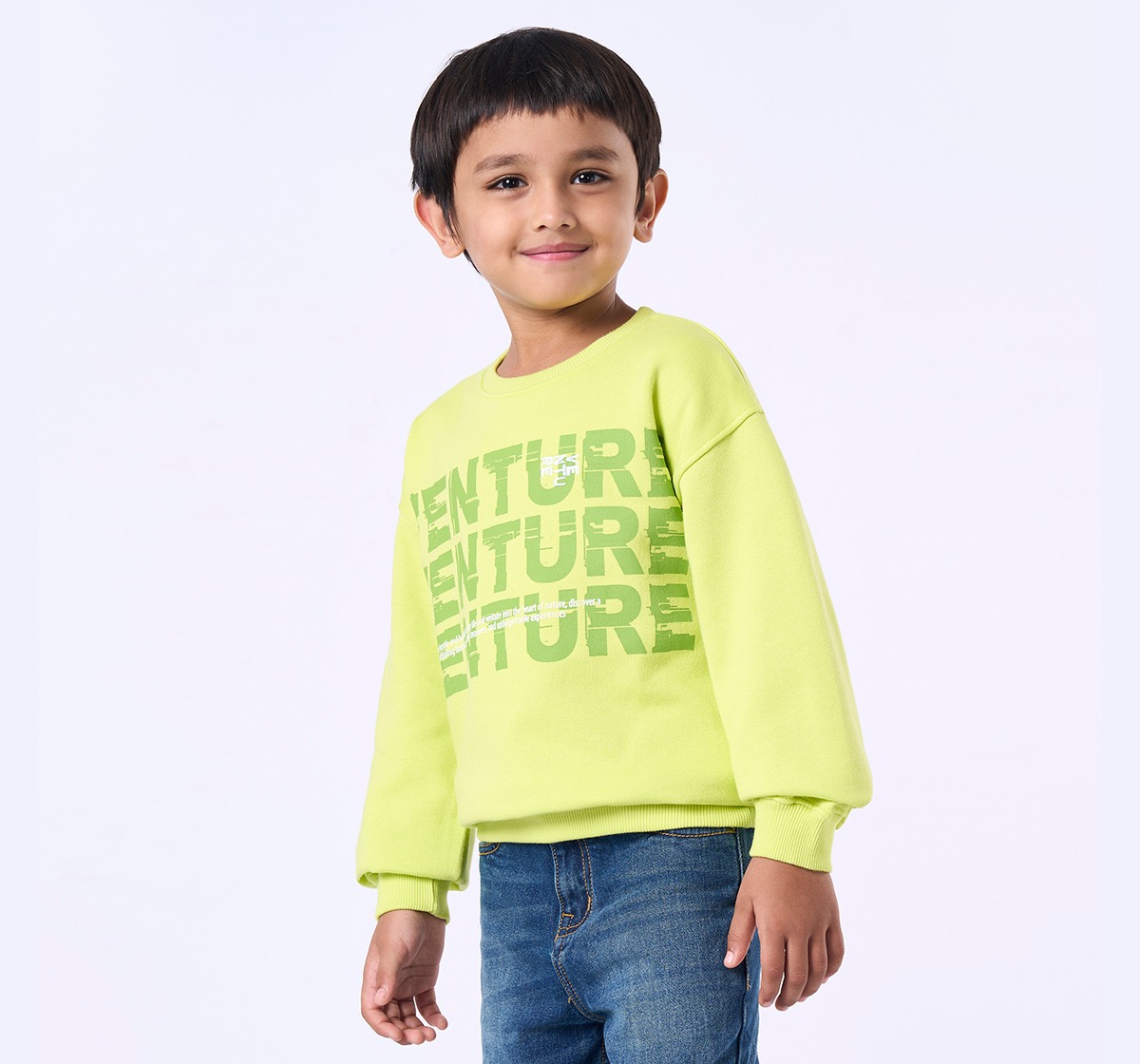 Ed-a-Mamma Kids Boys Sweatshirt Neon
