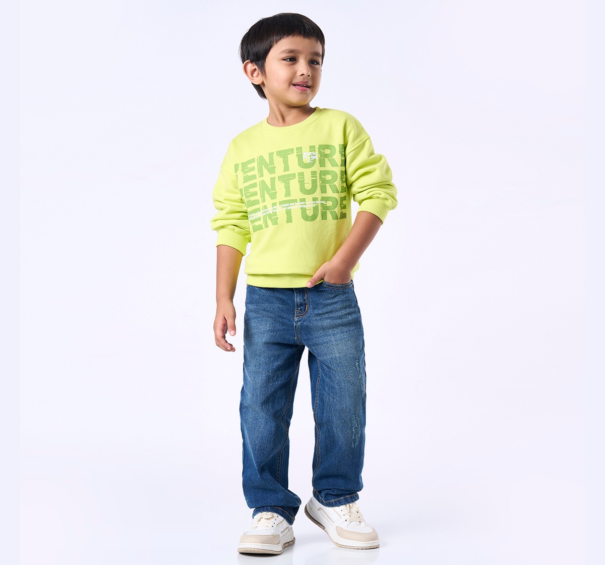 Ed-a-Mamma Kids Boys Sweatshirt Neon