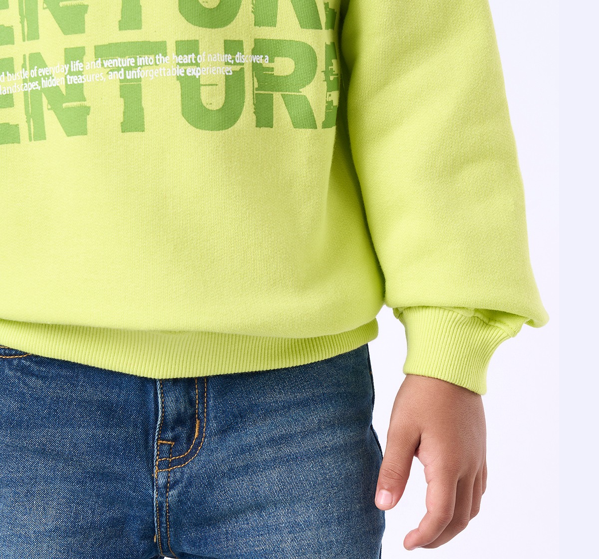 Ed-a-Mamma Kids Boys Sweatshirt Neon