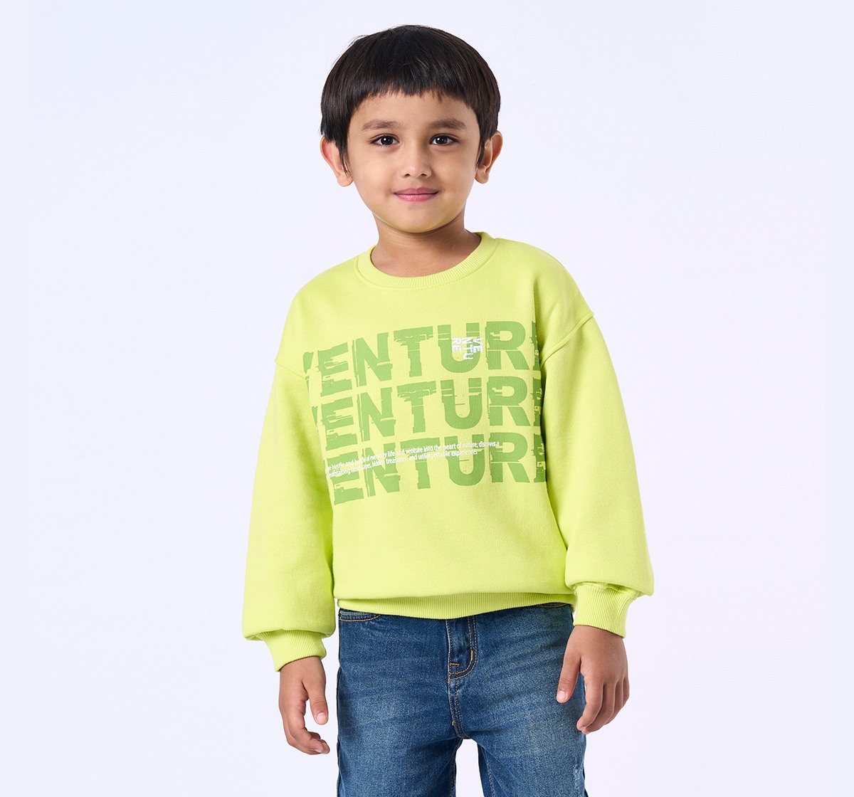 Ed-a-Mamma Kids Boys Sweatshirt Neon