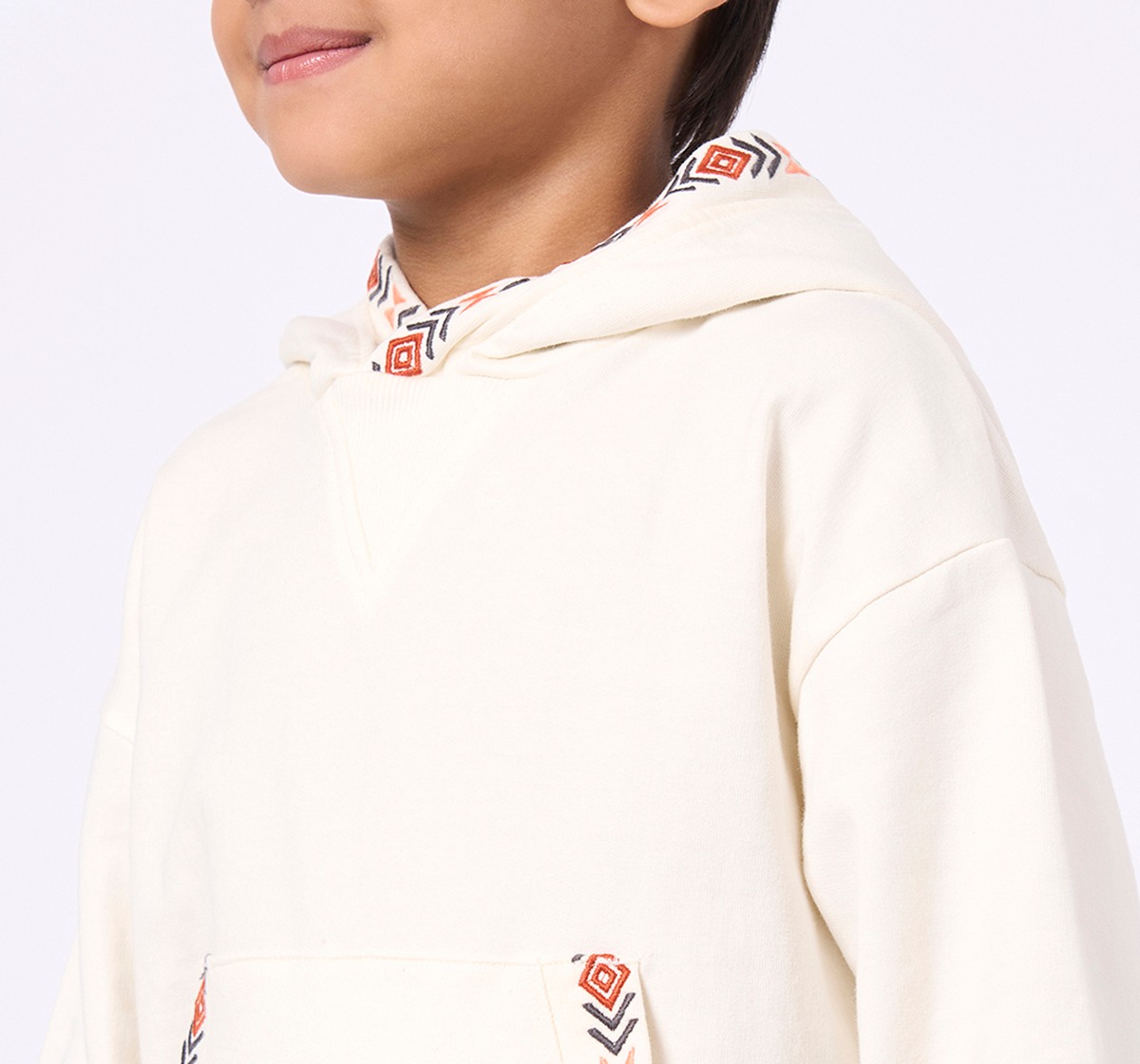 Ed-a-Mamma Kids Boys Sweatshirt Cream